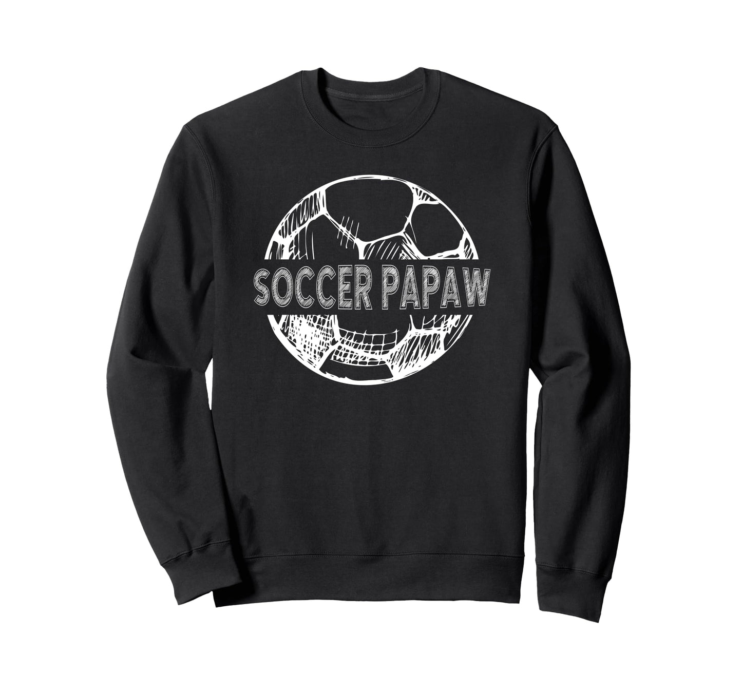 Soccer Papaw Grandpa Papaw Soccer Player Sweatshirt - Graphic Print Unisex - T-Shirt, Sweatshirt, Hoodie