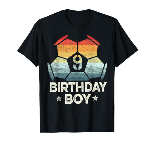 9 Year Old Soccer Player Gifts 9Th T-Shirt - Minimalist Print Men Women - T-Shirt, Sweatshirt, Hoodie