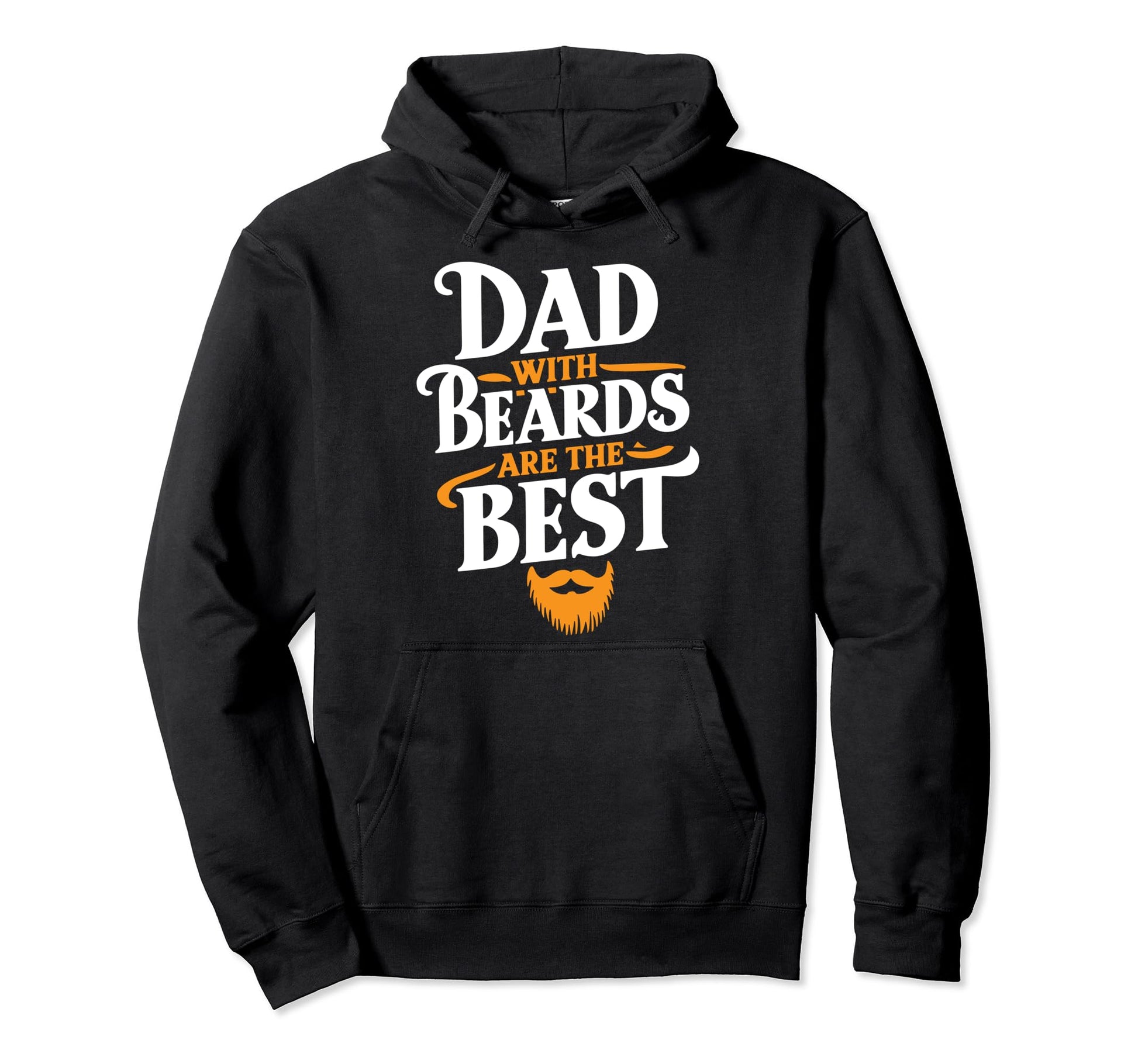 Best Bearded Dad Funny Beard Lover Fathers Hoodie - Novelty Apparel Unisex - T-Shirt, Sweatshirt, Hoodie