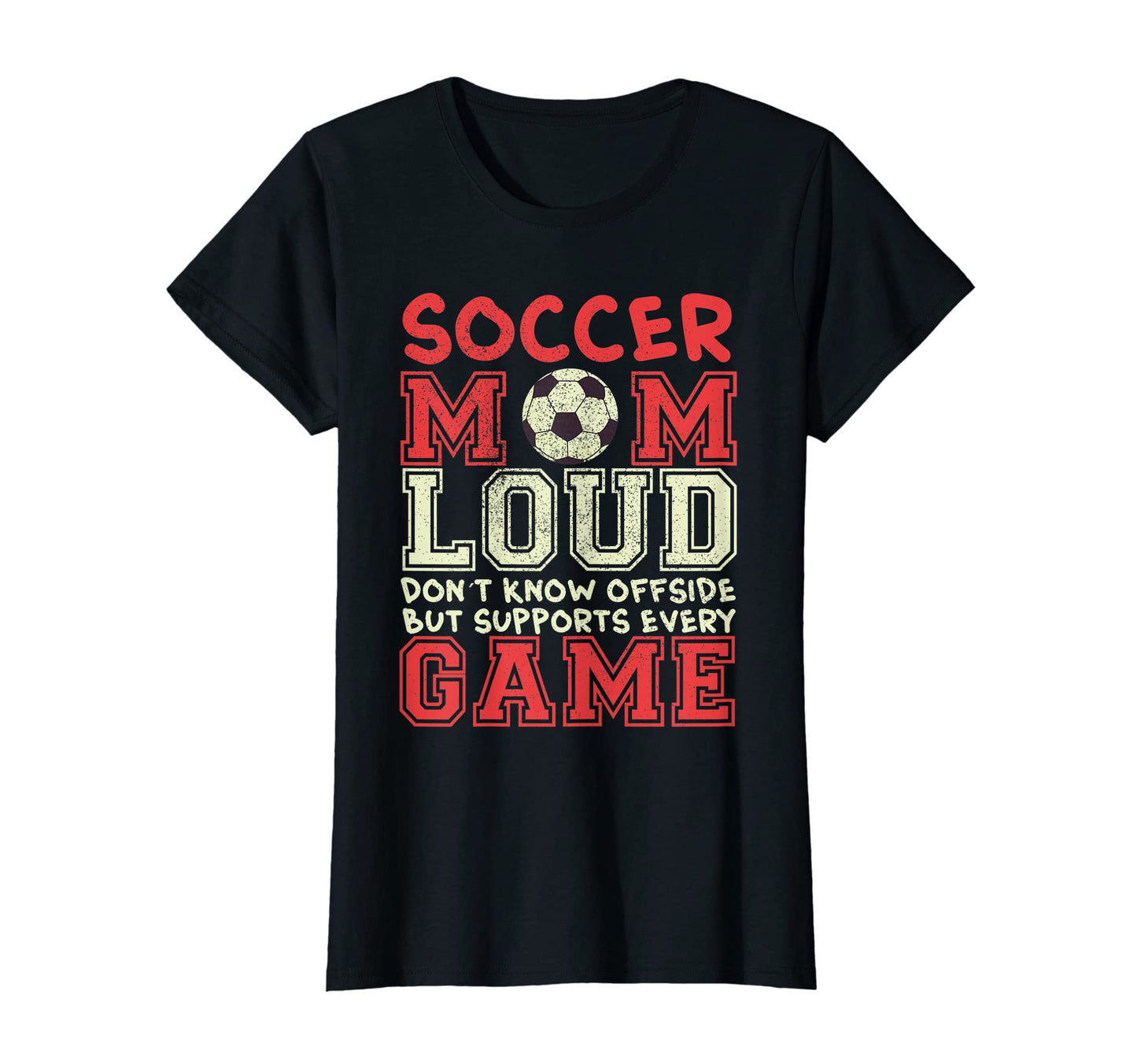 Mom Supports Every Game Offside T-Shirt - Unique Graphic Men Women - T-Shirt, Sweatshirt, Hoodie
