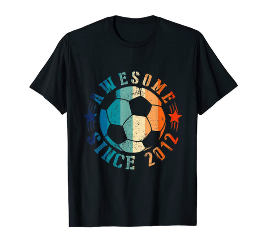 Awesome Since 2012 11Th Birthday 11 T-Shirt - Trendy Graphic for Adults - T-Shirt, Sweatshirt, Hoodie