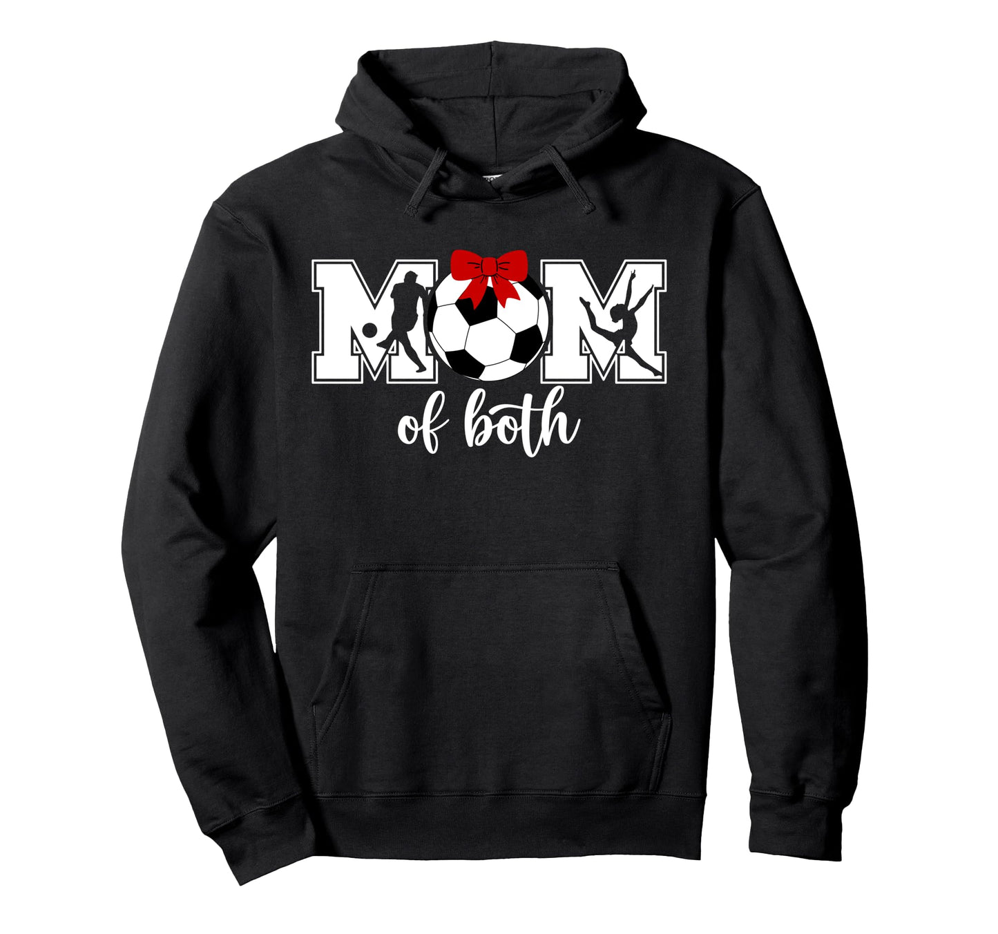Mom Both Proud Soccer And Dance Mom Hoodie - Trendy Graphic Unisex - T-Shirt, Sweatshirt, Hoodie