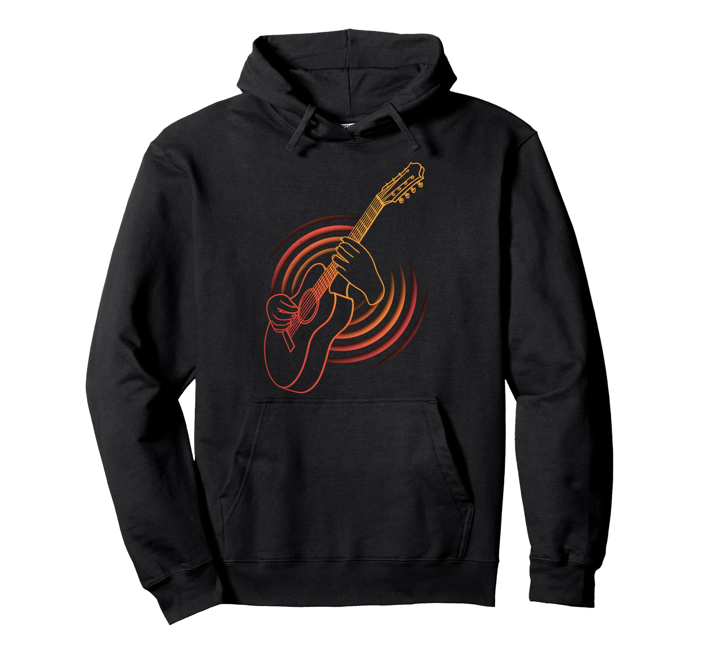 Playing Guitar Guitarist Music Life Hoodie - Casual Everyday Wear Unisex - T-Shirt, Sweatshirt, Hoodie