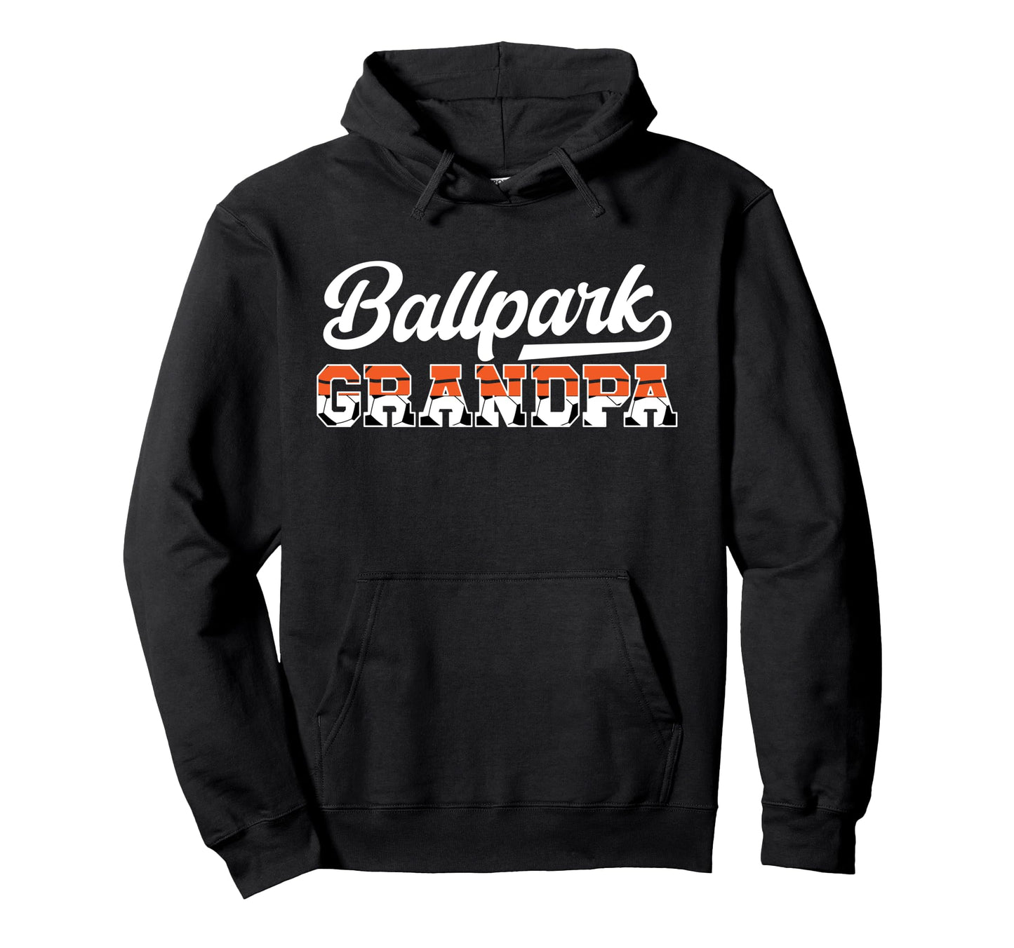 Ballpark Grandpa Soccer Basketball Hoodie - Custom Art Print Unisex - T-Shirt, Sweatshirt, Hoodie