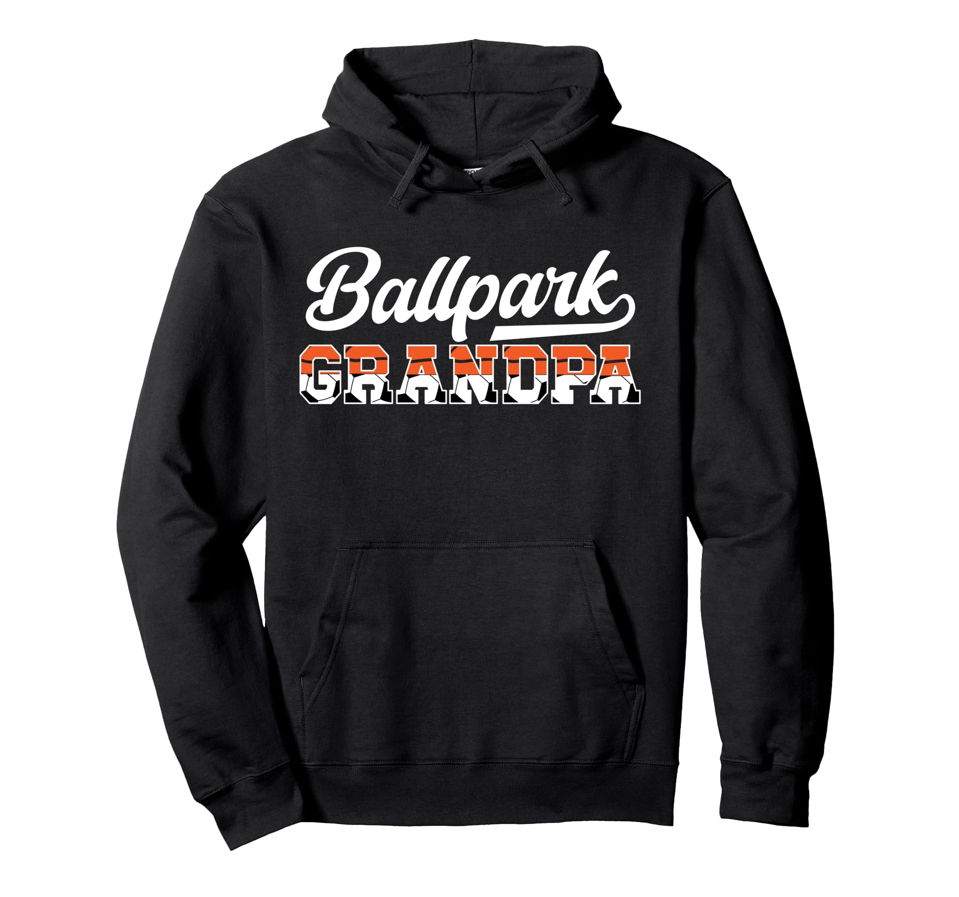 Ballpark Grandpa Soccer Basketball Hoodie - Custom Art Print Unisex - T-Shirt, Sweatshirt, Hoodie