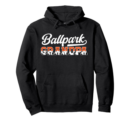 Ballpark Grandpa Soccer Basketball Hoodie - Custom Art Print Unisex - T-Shirt, Sweatshirt, Hoodie