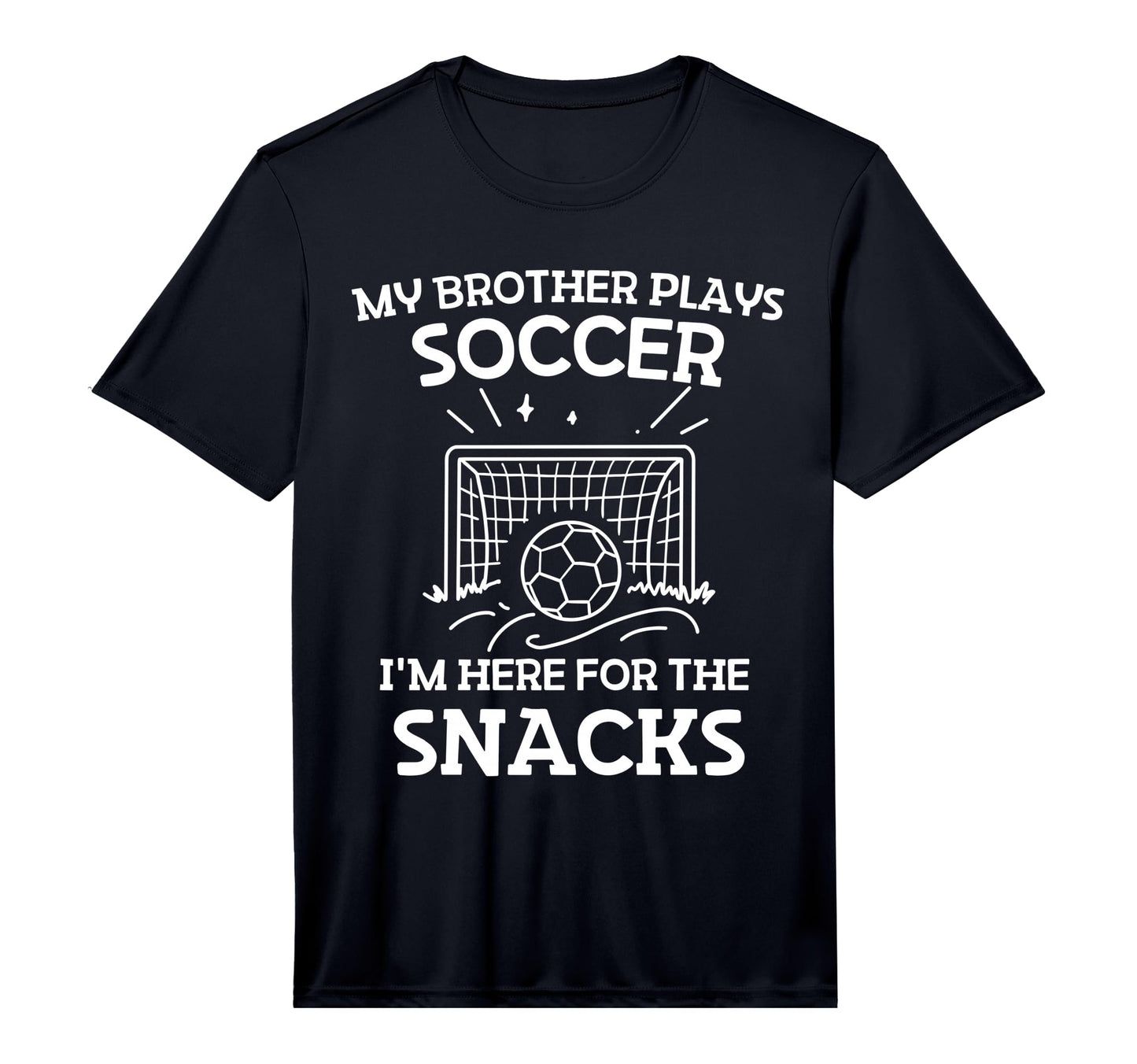 My Brother Plays Soccer Im Here T-Shirt - Custom Art Print Men Women - T-Shirt, Sweatshirt, Hoodie