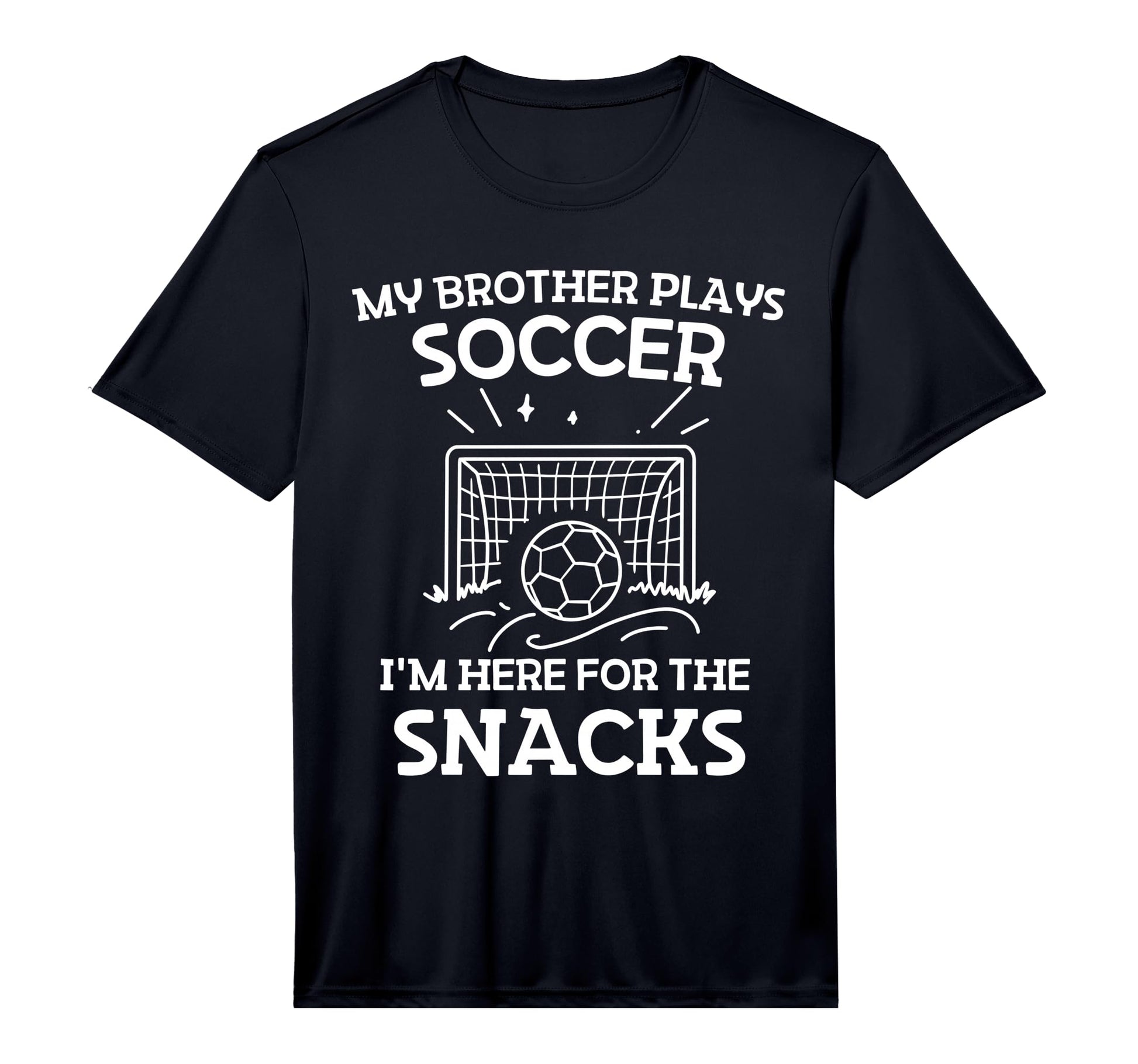 My Brother Plays Soccer Im Here T-Shirt - Custom Art Print Men Women - T-Shirt, Sweatshirt, Hoodie