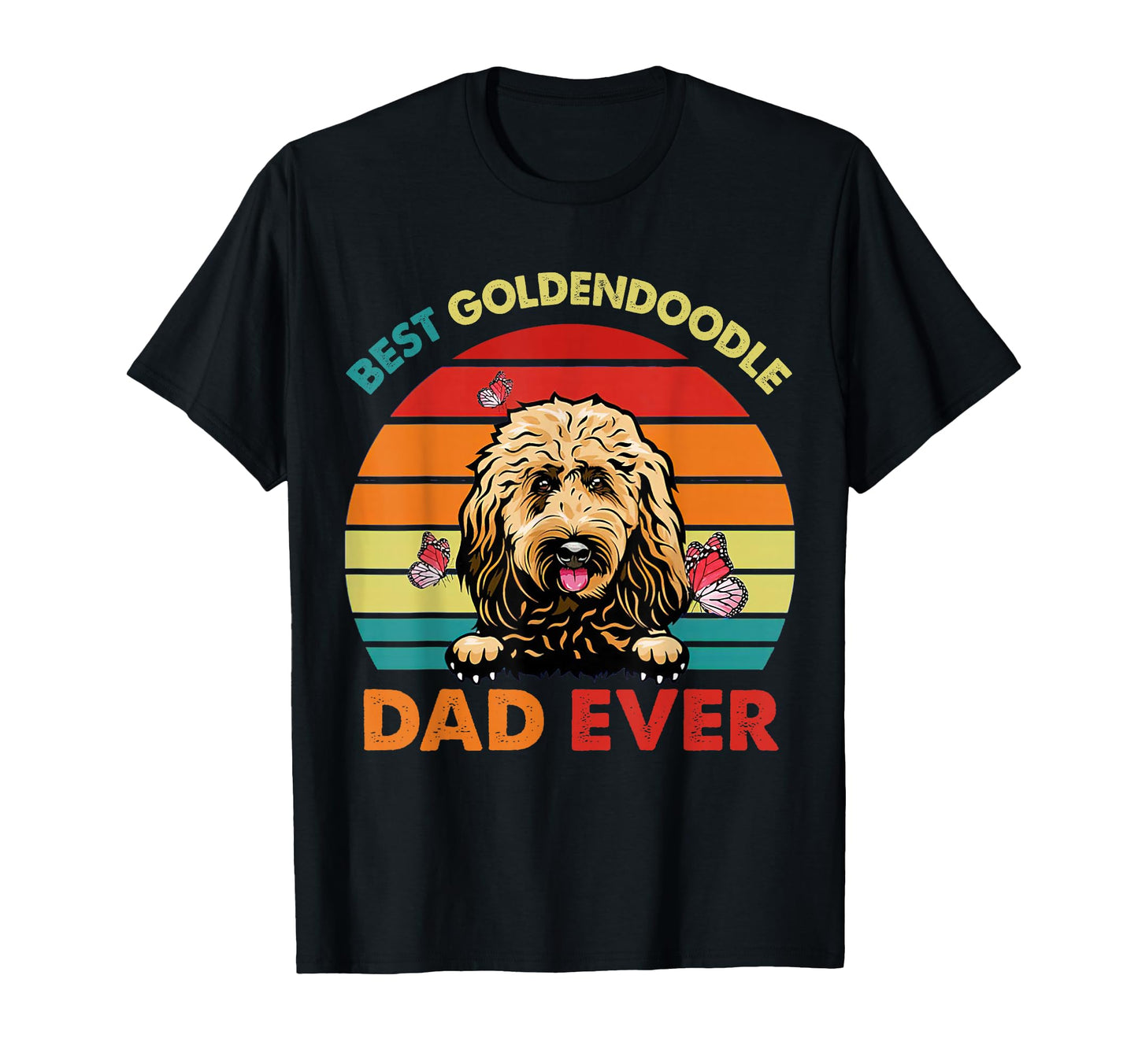 Best Goldendoodle Dad Ever Fathers Day Dog T-Shirt - Trendy Graphic Unisex - T-Shirt, Sweatshirt, Hoodie