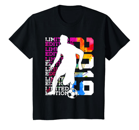 2019 7 Years Soccer 7Th Birthday T-Shirt - Minimalist Print Unisex - T-Shirt, Sweatshirt, Hoodie