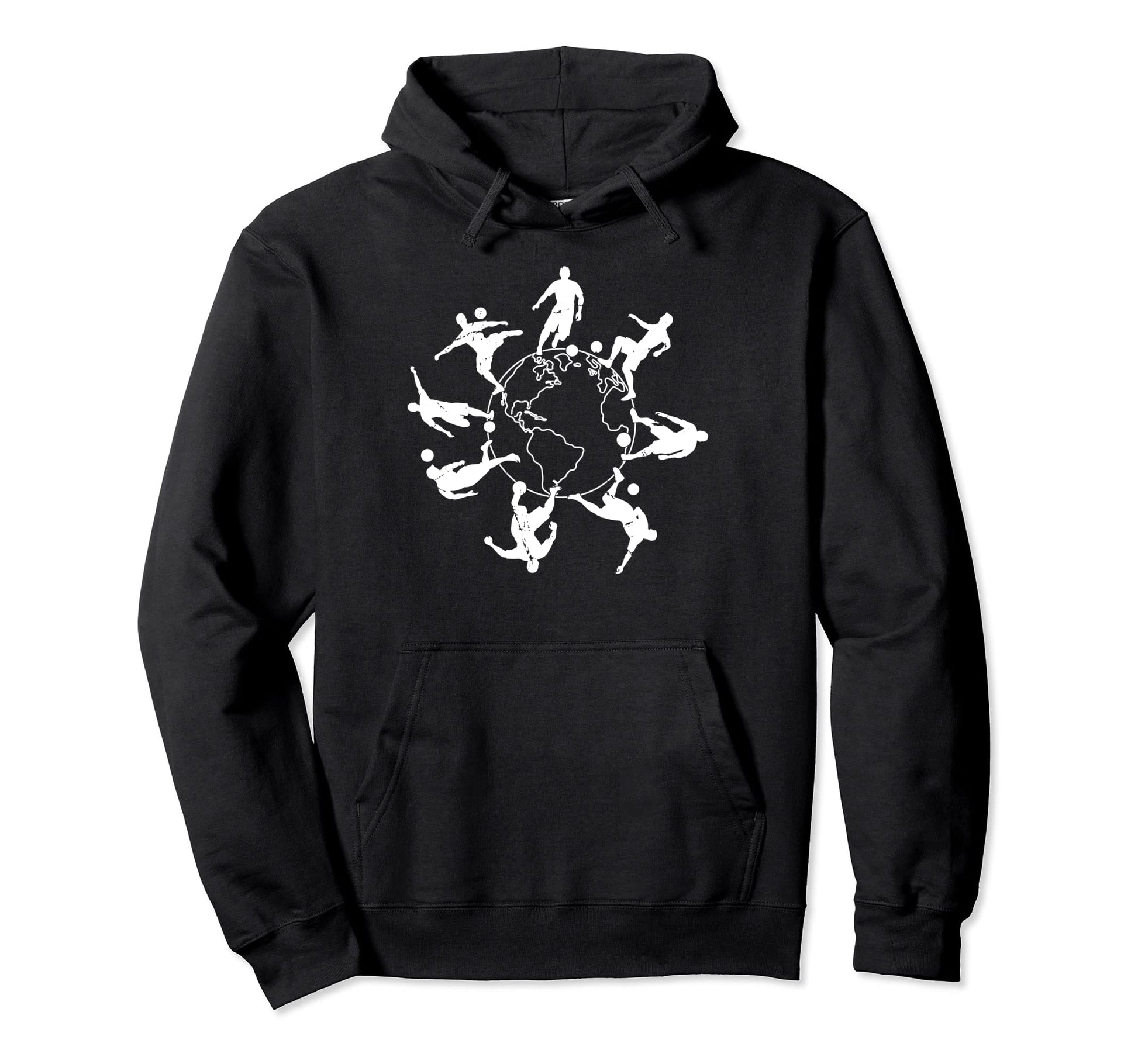 Soccer Player Earth Soccer Lover Soccer Hoodie - Minimalist Print Unisex - T-Shirt, Sweatshirt, Hoodie