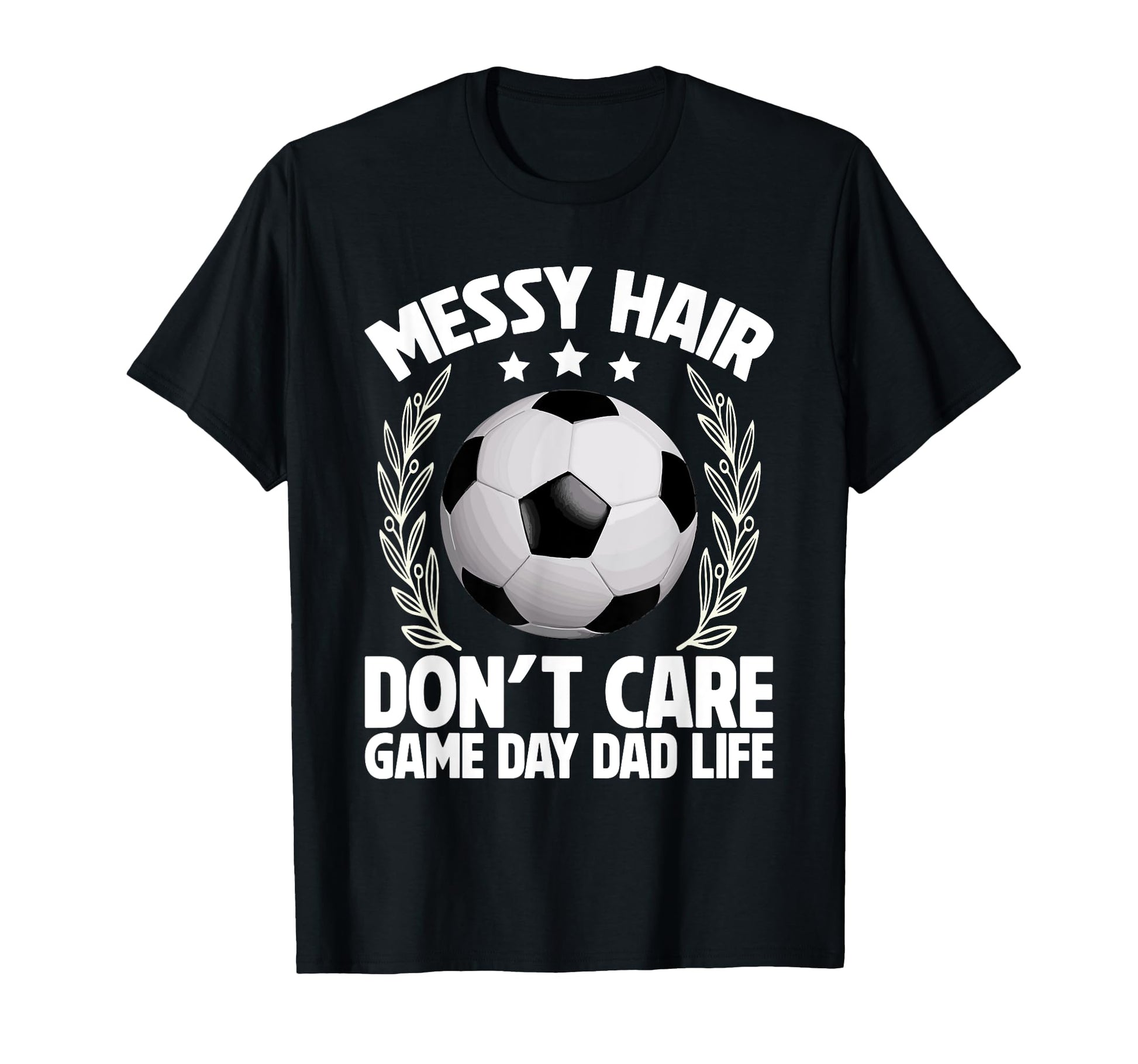 Messy Hair Dont Care Game Day T-Shirt - Casual Everyday Wear for Adults - T-Shirt, Sweatshirt, Hoodie
