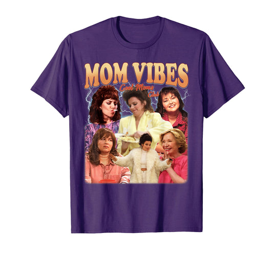 90S Mom Vibes Funny Mom Life Mothers T-Shirt - Custom Art Print Men Women - T-Shirt, Sweatshirt, Hoodie