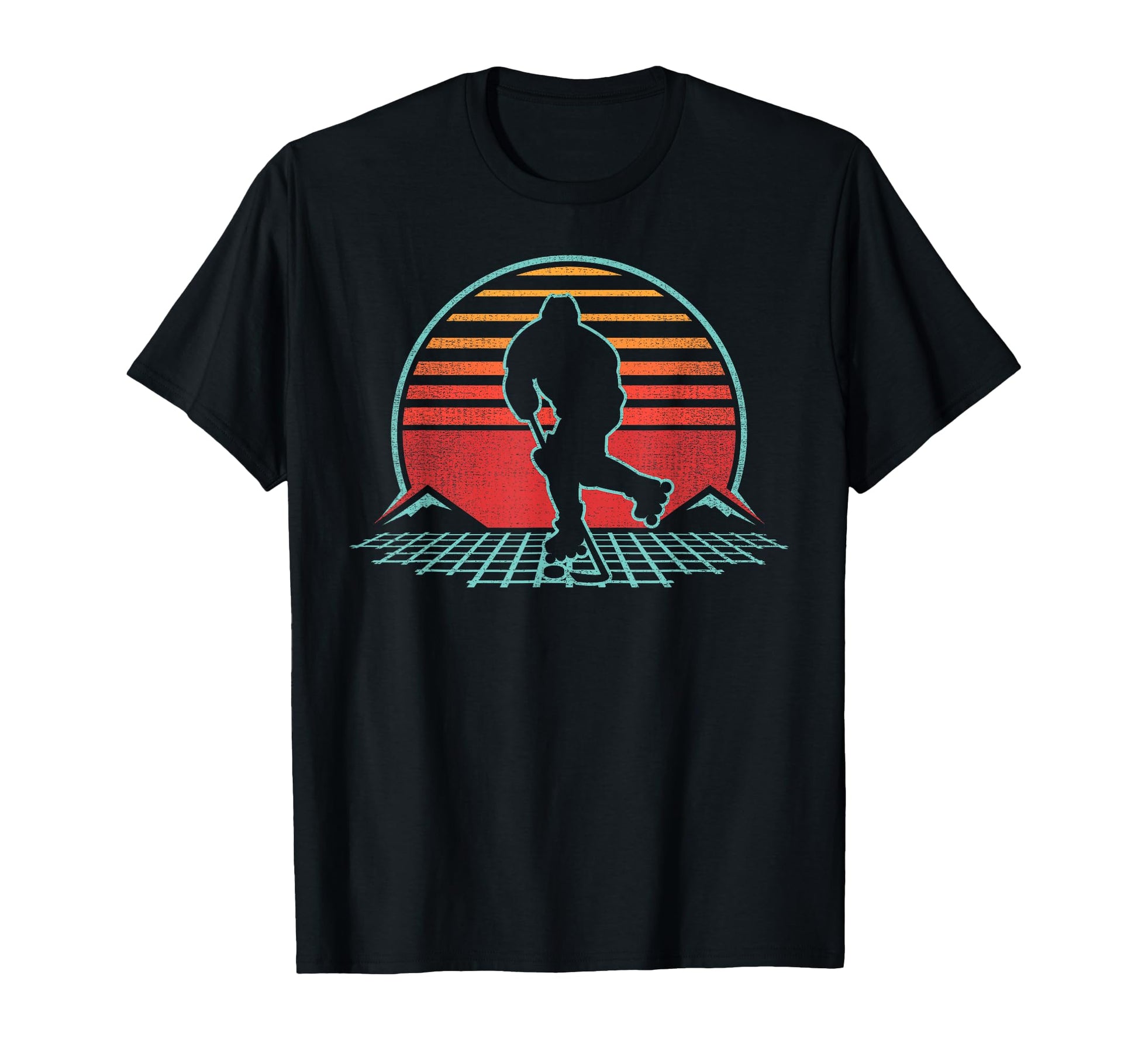 Roller Hockey 80S Gift T-Shirt - Fun Novelty Design for Adults - T-Shirt, Sweatshirt, Hoodie