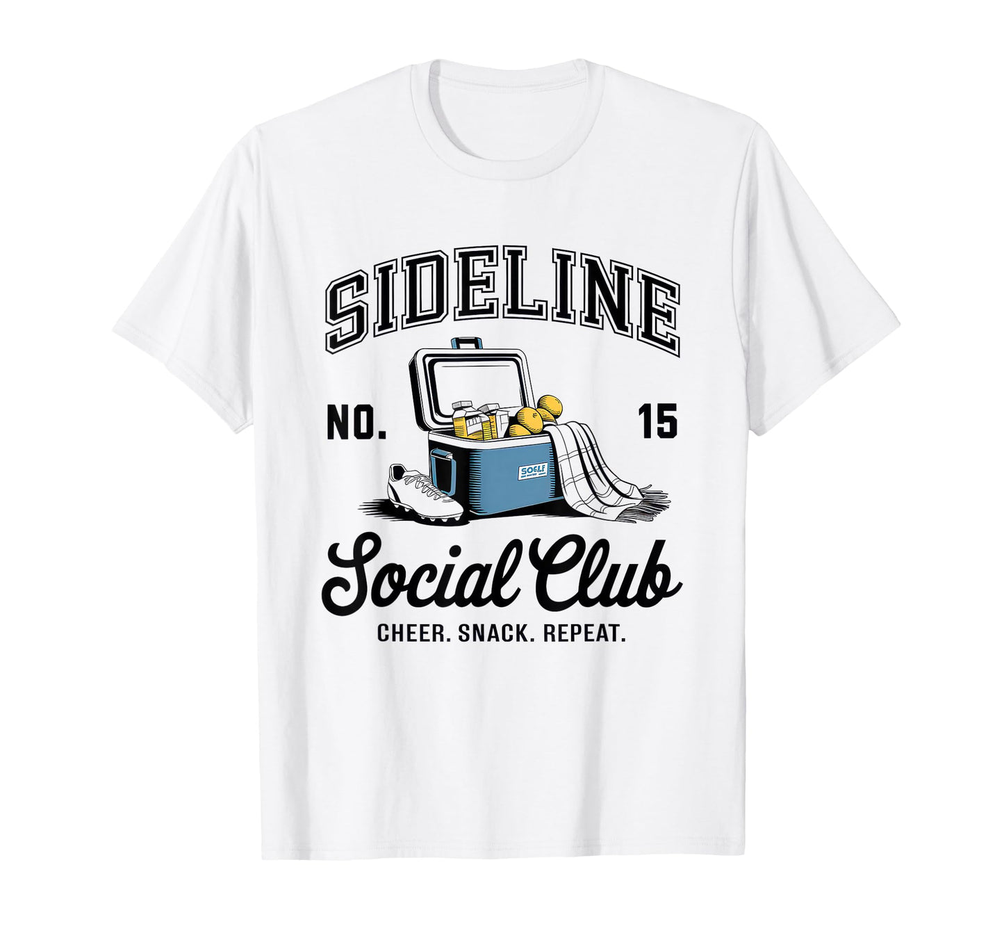 Sideline Social Club Soccer Mom Game Day T-Shirt - Graphic Print Unisex - T-Shirt, Sweatshirt, Hoodie