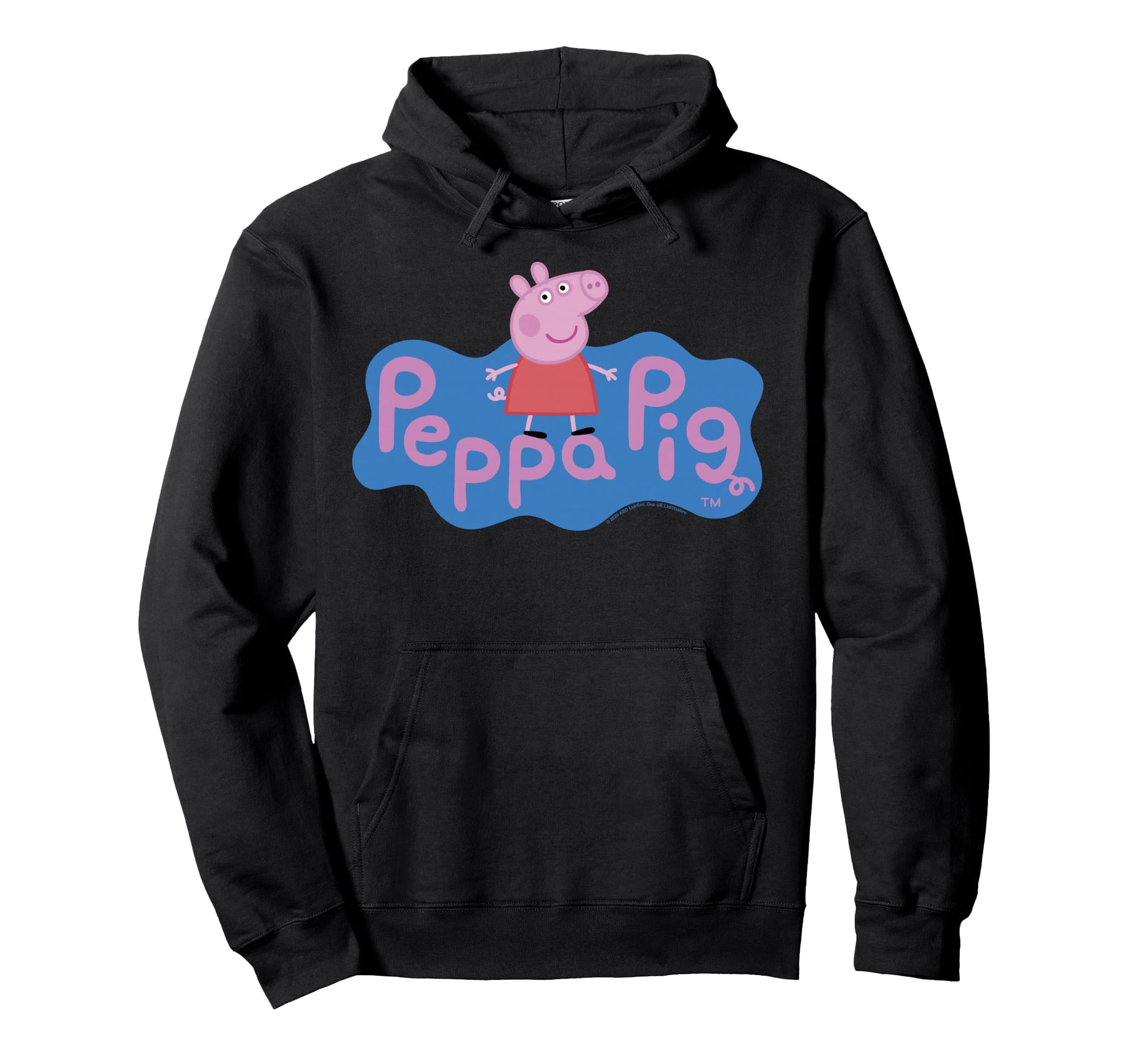 Peppa Pig Peppa Logo Hoodie - Trendy Graphic for Adults - T-Shirt, Sweatshirt, Hoodie