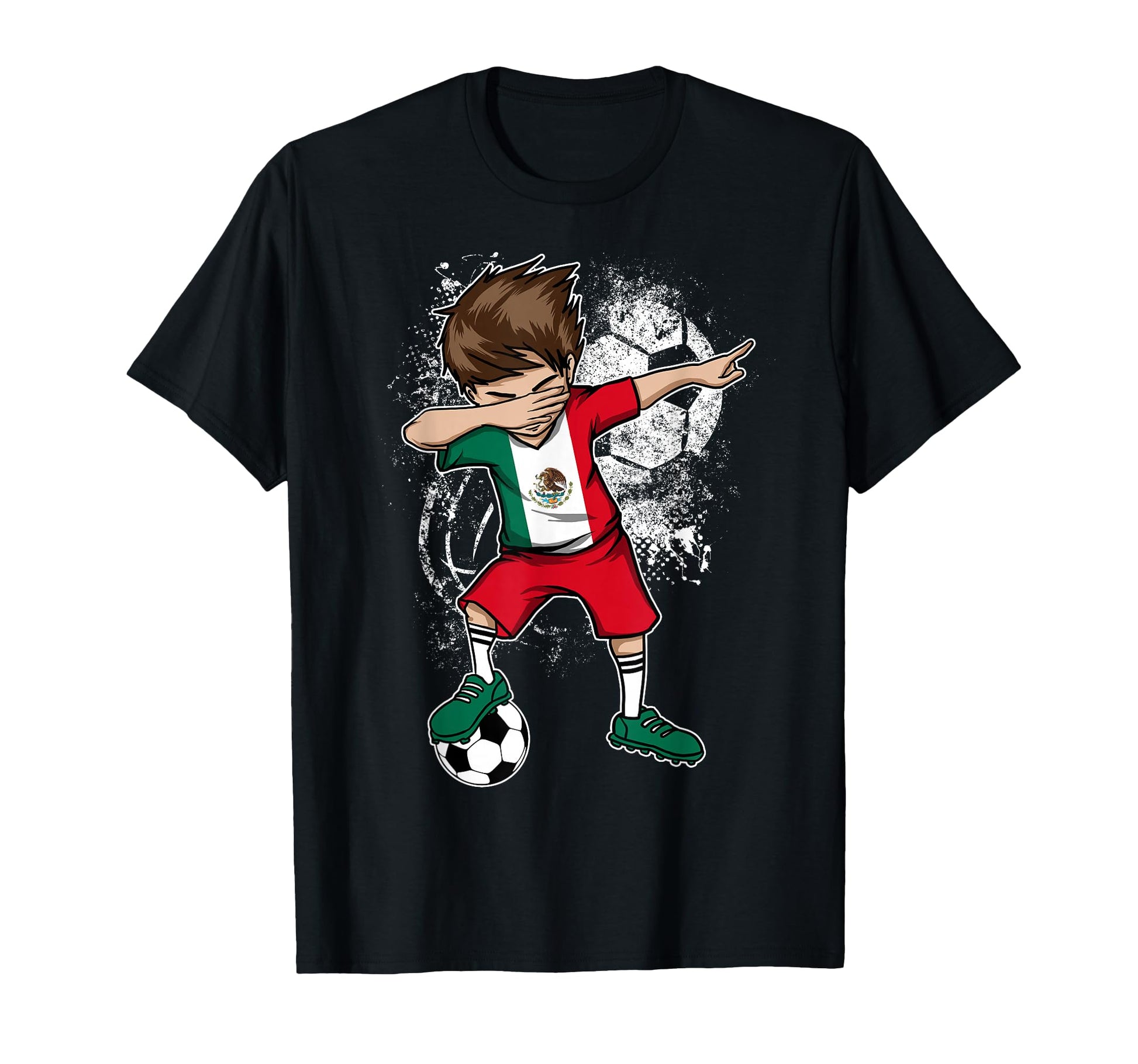Dabbing Mexico Soccer Jersey T-Shirt - Casual Everyday Wear Men Women - T-Shirt, Sweatshirt, Hoodie