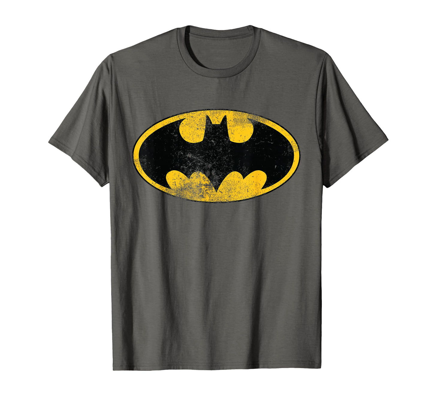 Dc Batman Logo Distressed T-Shirt - Fun Novelty Design for Adults - T-Shirt, Sweatshirt, Hoodie