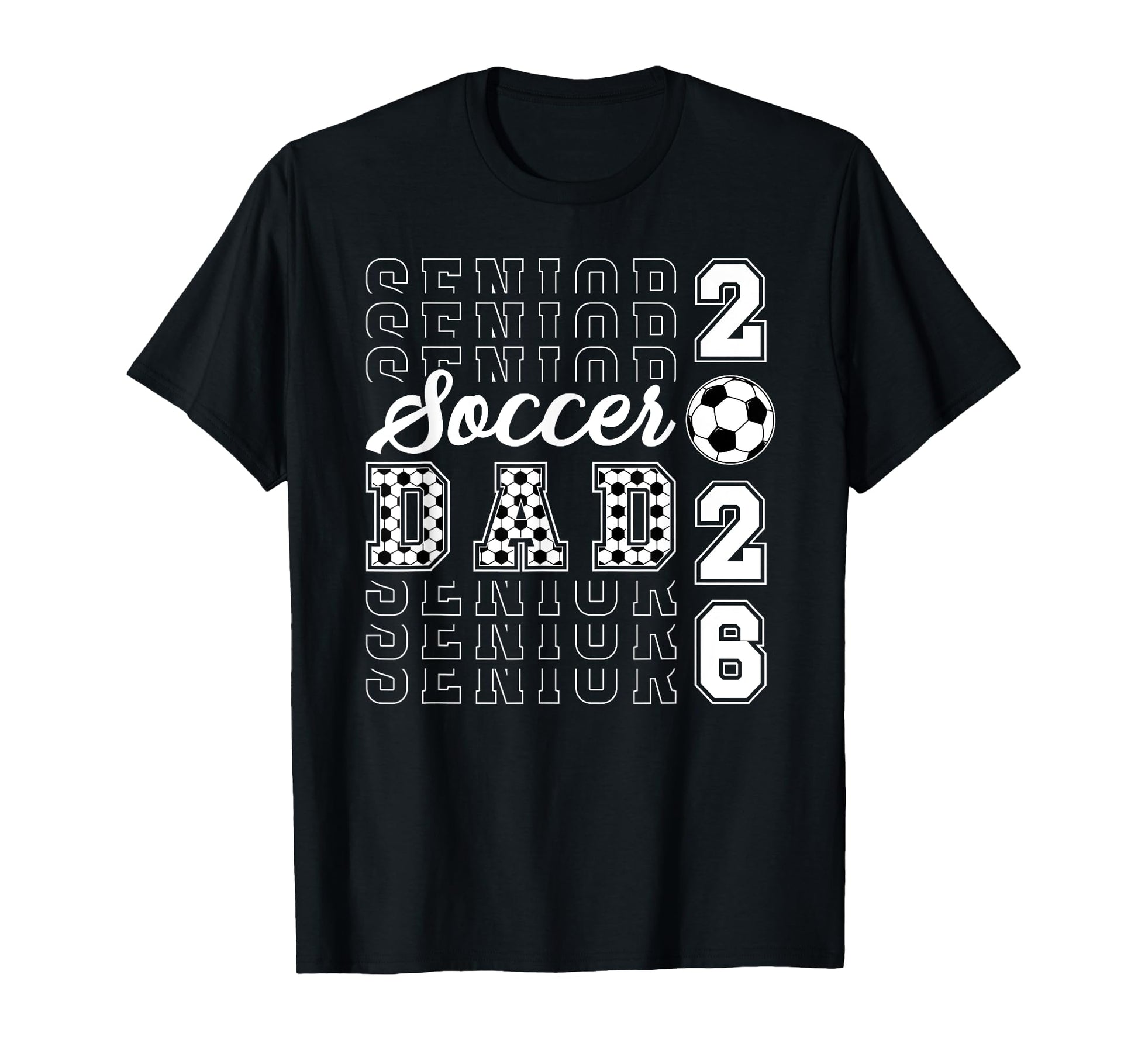 Soccer Senior Dad Soccer Player T-Shirt - Custom Art Print Men Women - T-Shirt, Sweatshirt, Hoodie