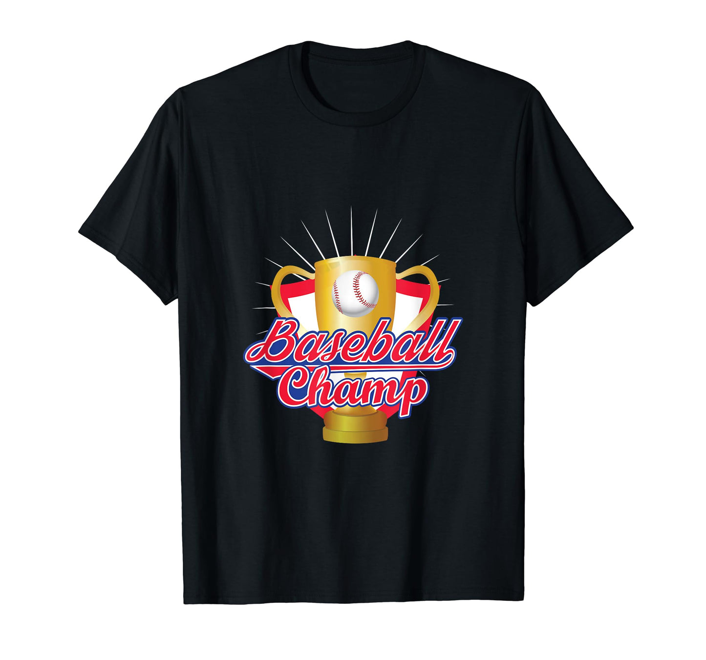 Baseball Champ Baseball Player T-Shirt - Minimalist Print for Adults - T-Shirt, Sweatshirt, Hoodie