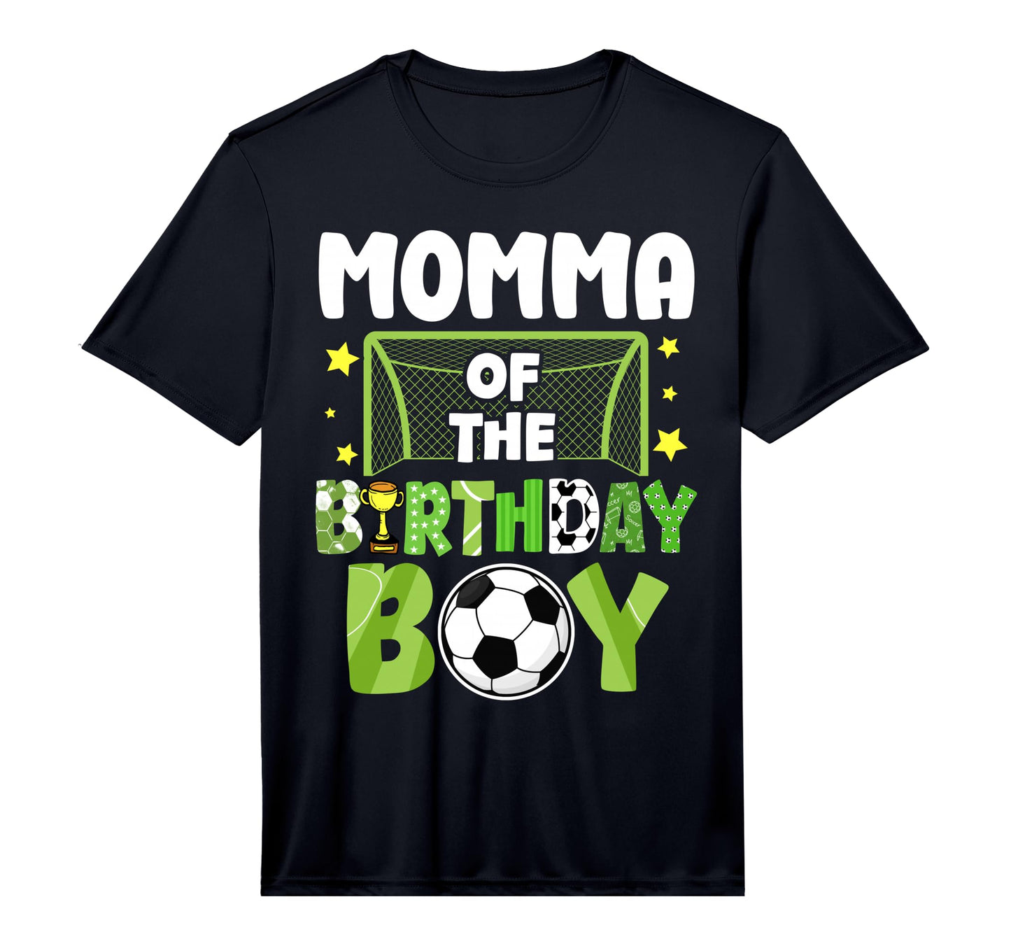 Mens Soccer Momma Birthday Party T-Shirt - Novelty Apparel for Adults - T-Shirt, Sweatshirt, Hoodie