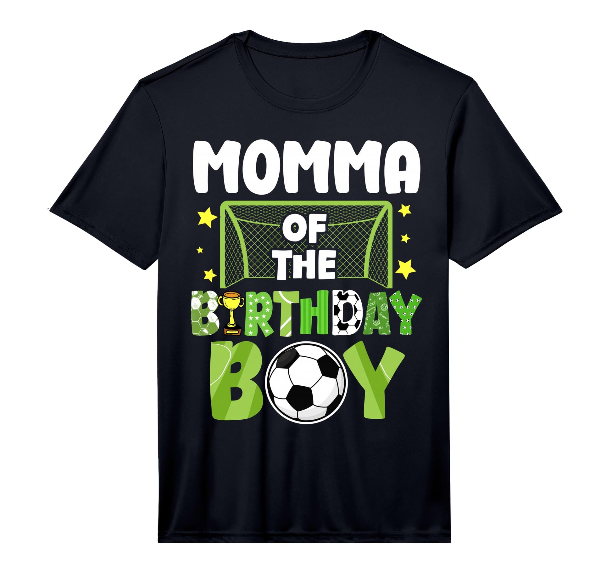 Mens Soccer Momma Birthday Party T-Shirt - Novelty Apparel for Adults - T-Shirt, Sweatshirt, Hoodie