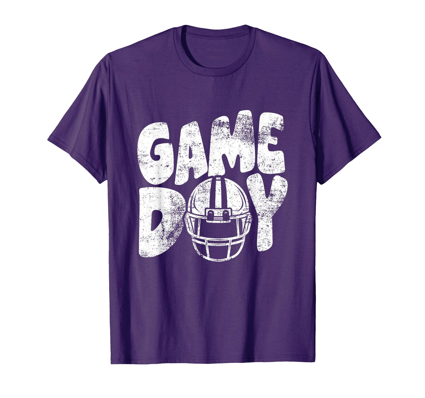 Game Day Football Season Purple T-Shirt - Trendy Graphic Men Women - T-Shirt, Sweatshirt, Hoodie