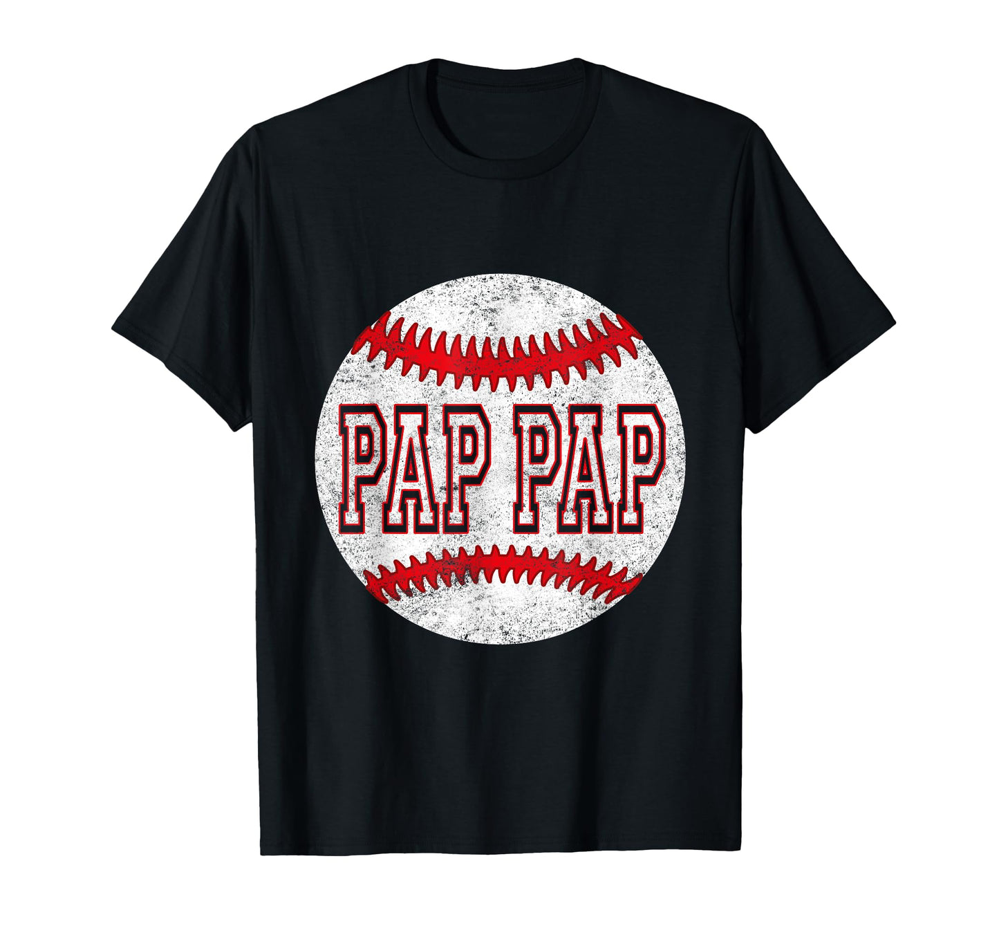 Fathers Day Softball Pap Pap T-Shirt - Minimalist Print for Adults - T-Shirt, Sweatshirt, Hoodie