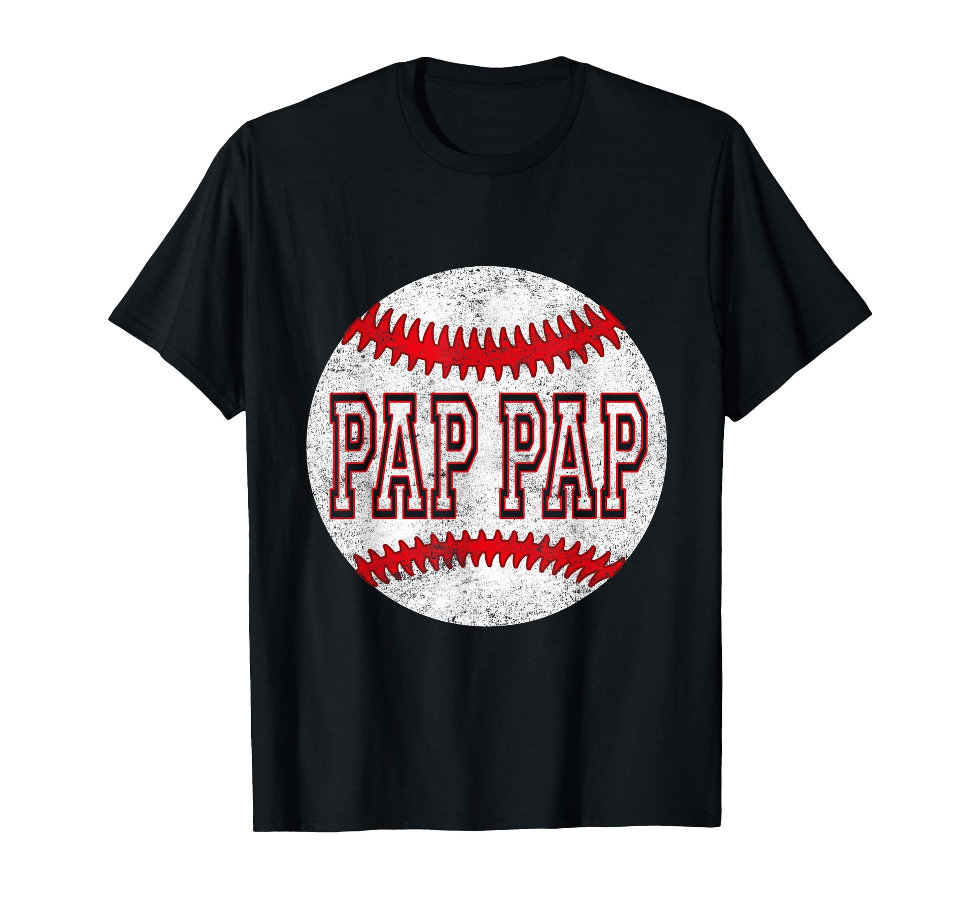 Fathers Day Softball Pap Pap T-Shirt - Minimalist Print for Adults - T-Shirt, Sweatshirt, Hoodie