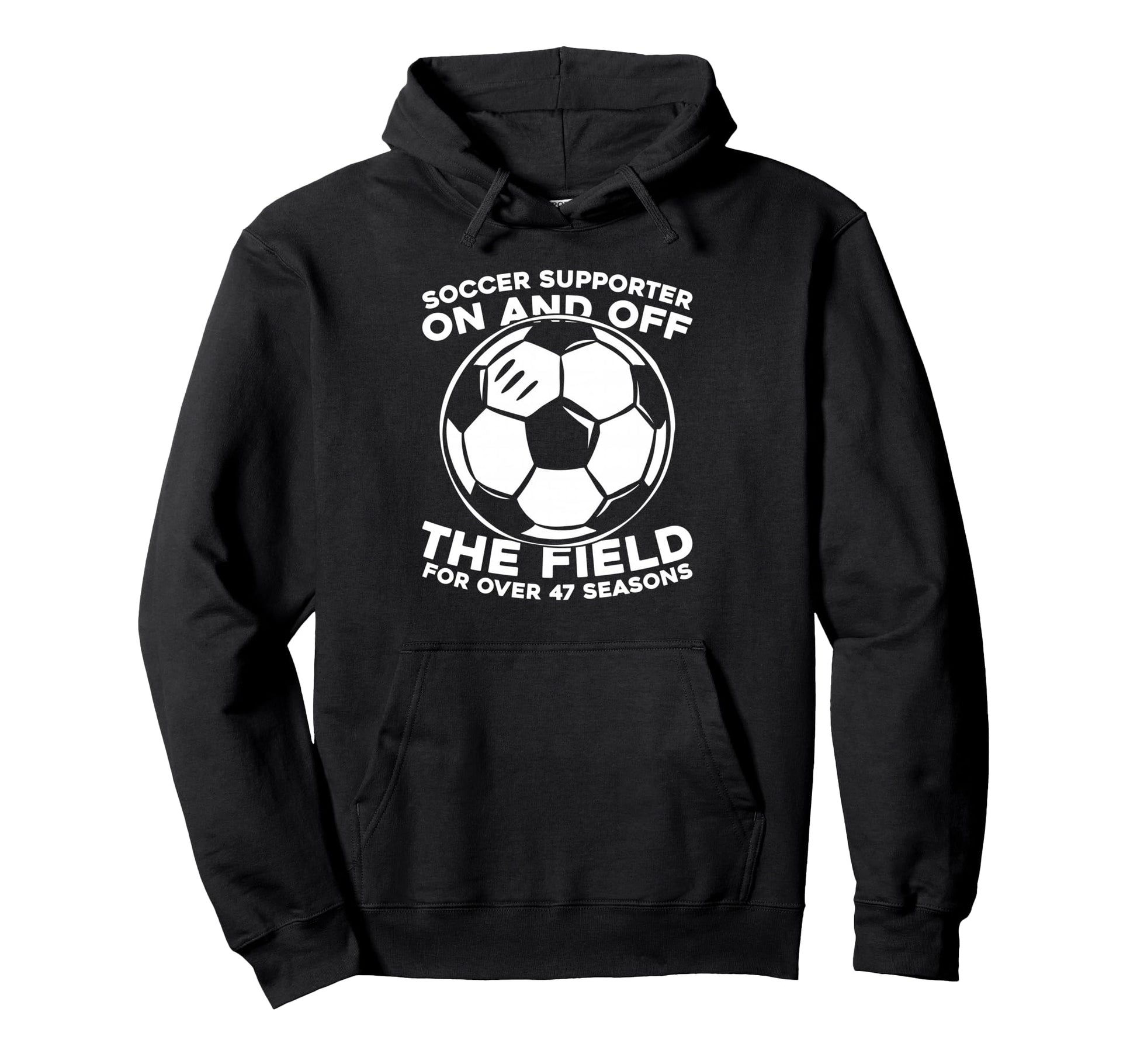47 Years Old Team Sports Player Hoodie - Casual Everyday Wear Men Women - T-Shirt, Sweatshirt, Hoodie
