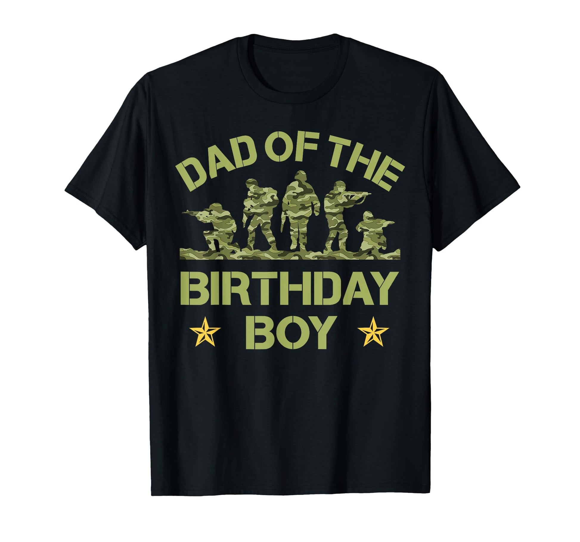 Mens Dad Birthday Soldier T-Shirt - Casual Everyday Wear Men Women - T-Shirt, Sweatshirt, Hoodie