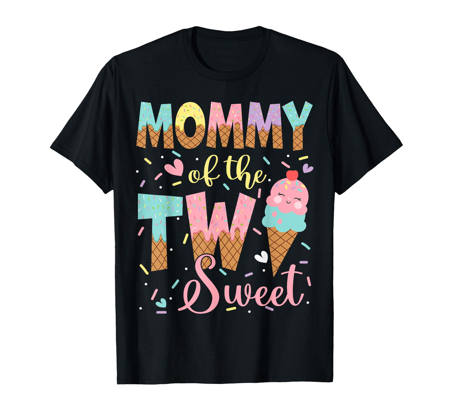Mommy Two Sweet 2Nd Birthday Ice T-Shirt - Casual Everyday Wear for Adults - T-Shirt, Sweatshirt, Hoodie
