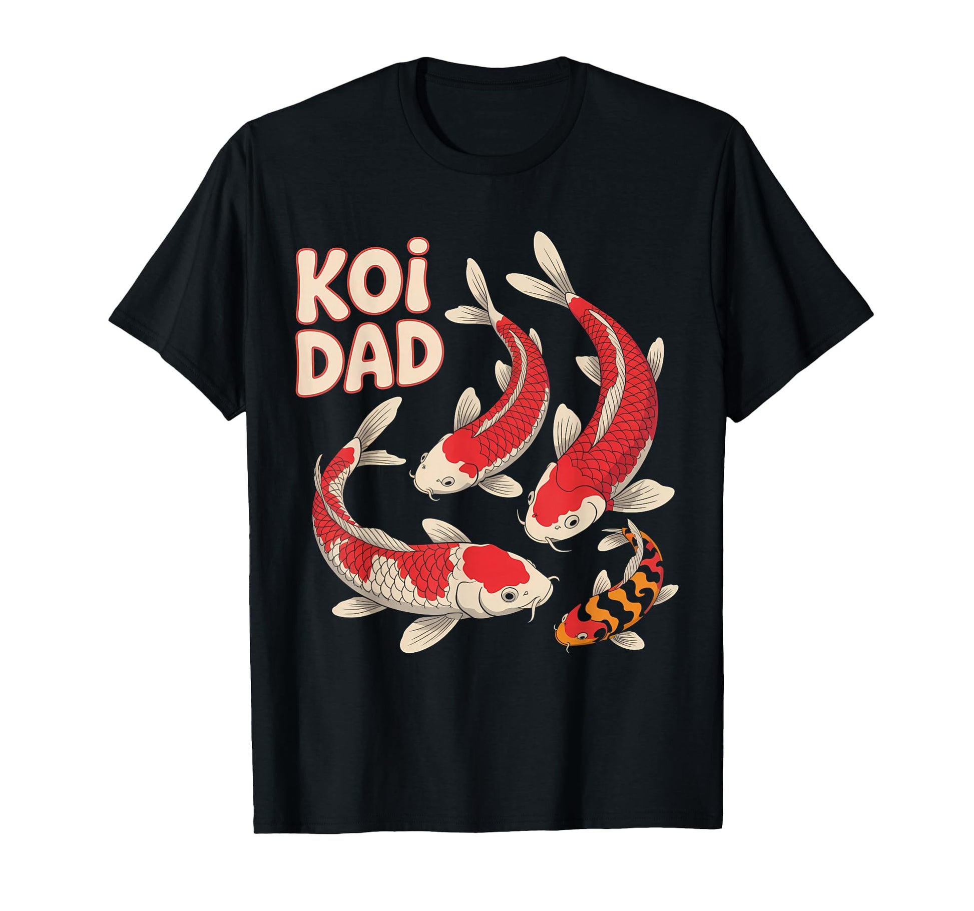 Koi Dad Japanese Fish Lover Proud T-Shirt - Trendy Graphic Unisex - T-Shirt, Sweatshirt, Hoodie