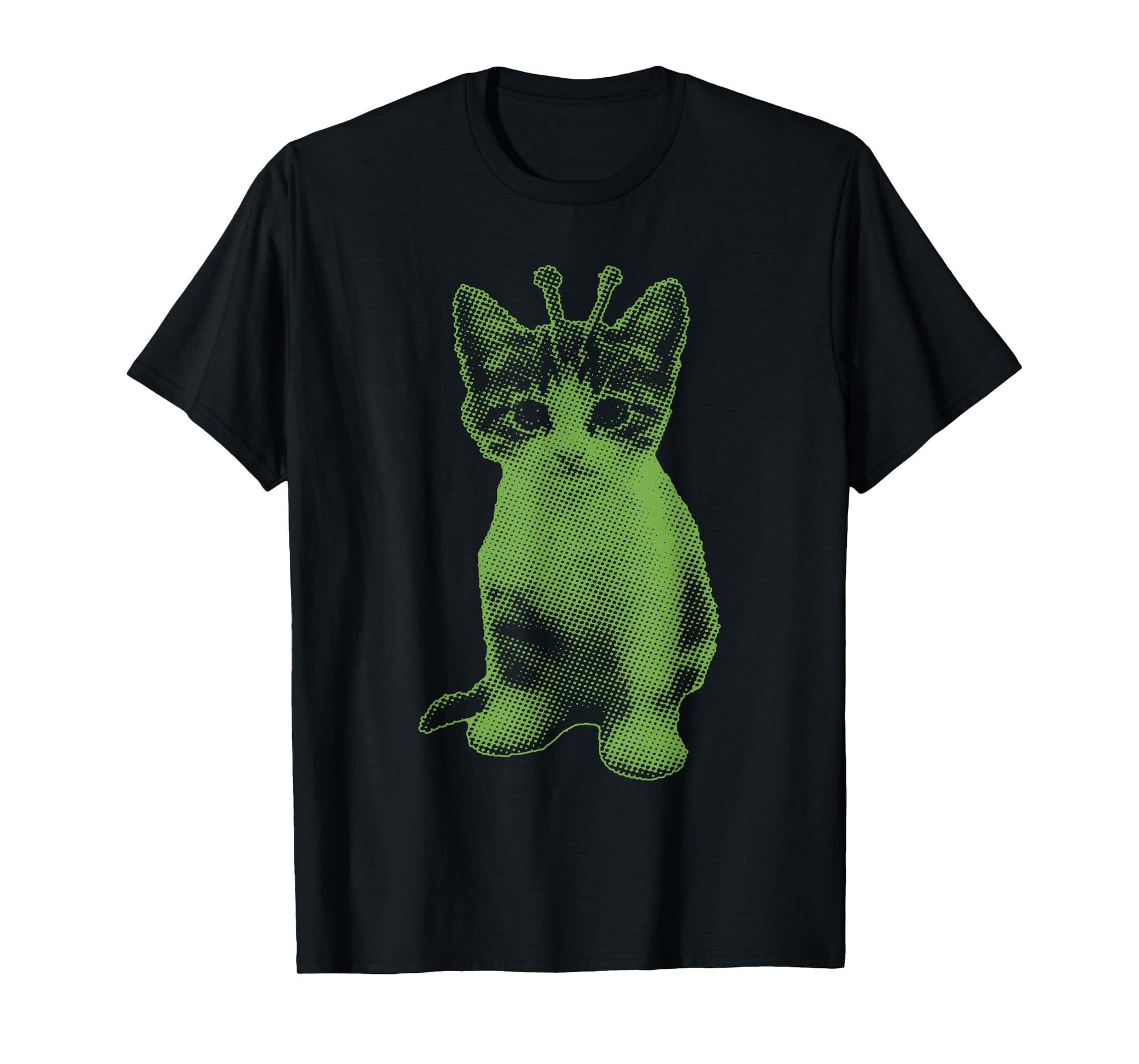 Silly Cat Alien Y2K 90S Weirdcore T-Shirt - Fun Novelty Design Men Women - T-Shirt, Sweatshirt, Hoodie