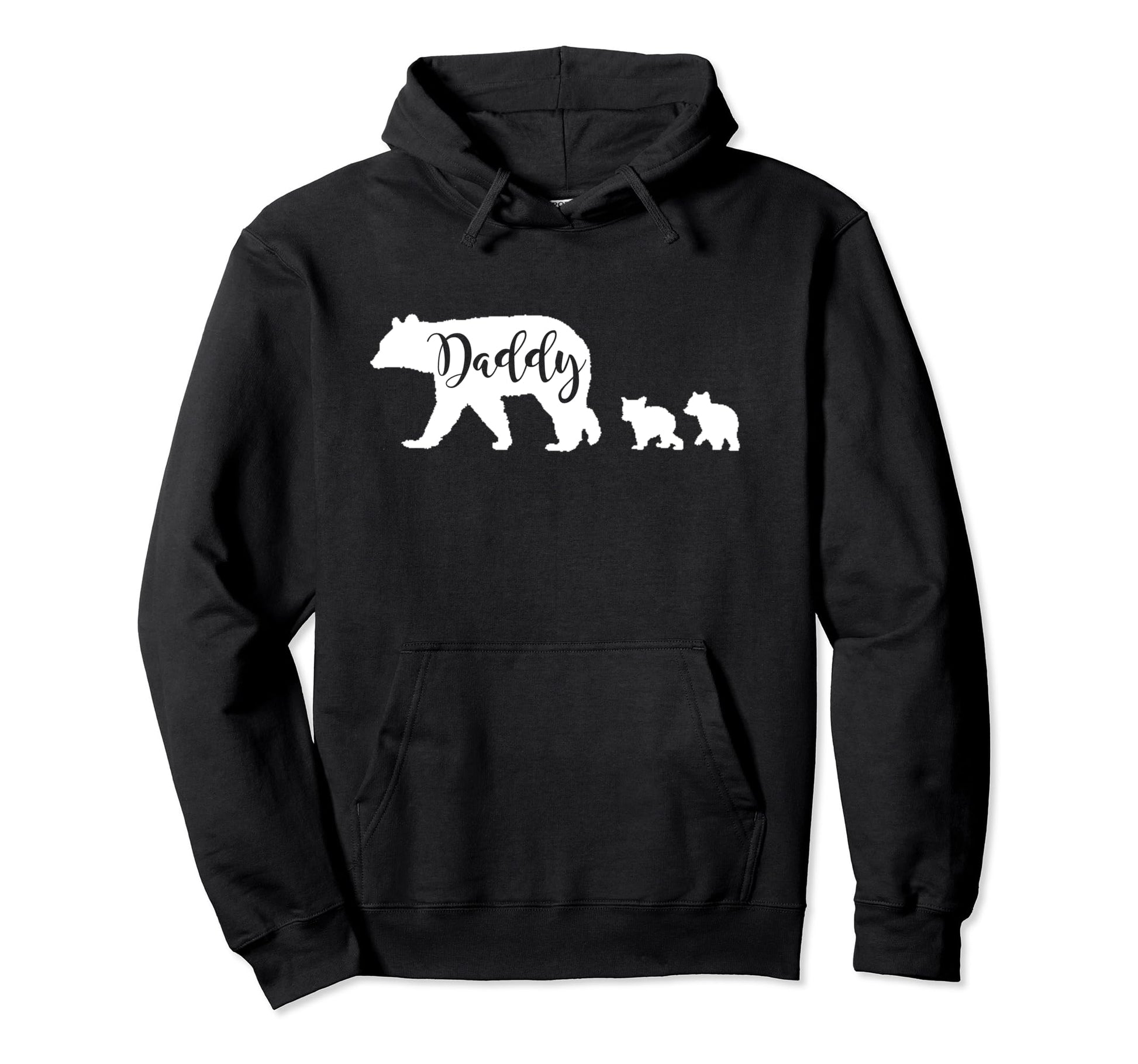 Daddy Bear 2 Two Cubs Dad Father Papa Gift Hoodie - Minimalist Print Unisex - T-Shirt, Sweatshirt, Hoodie