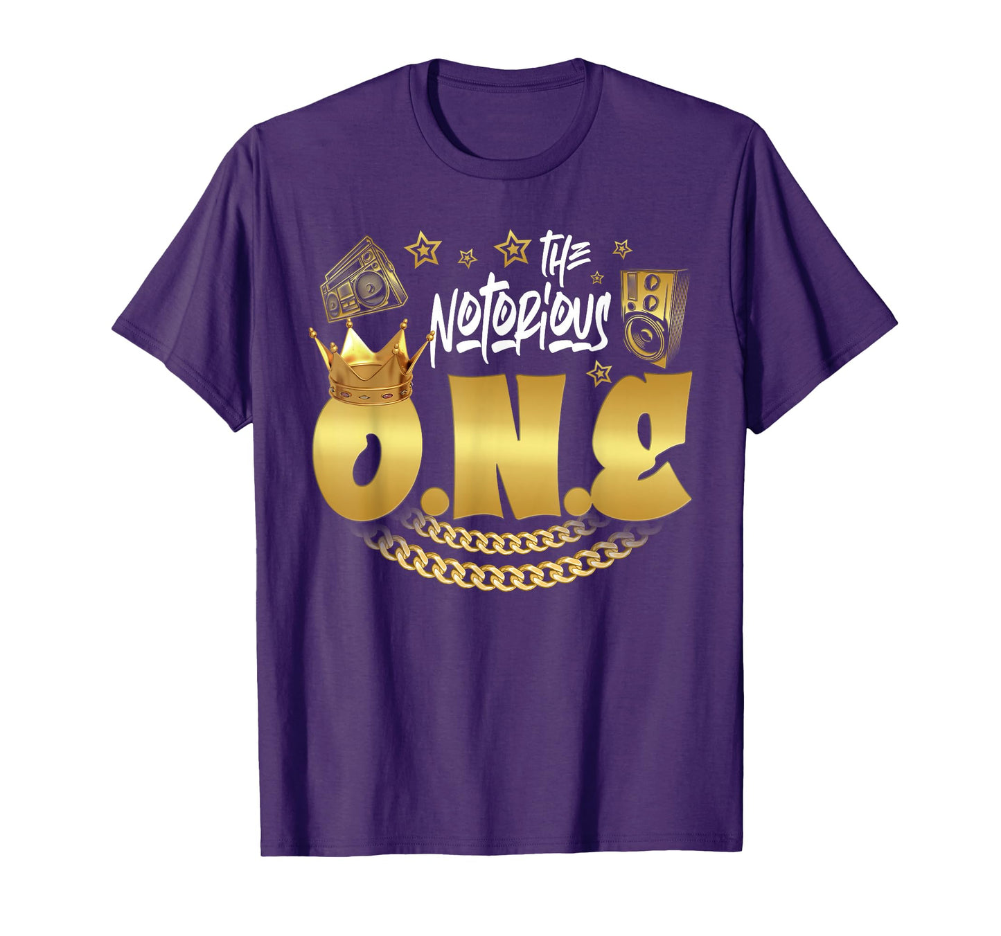 Notorious One Old School Hip Hop Funny T-Shirt - Unique Graphic for Adults - T-Shirt, Sweatshirt, Hoodie