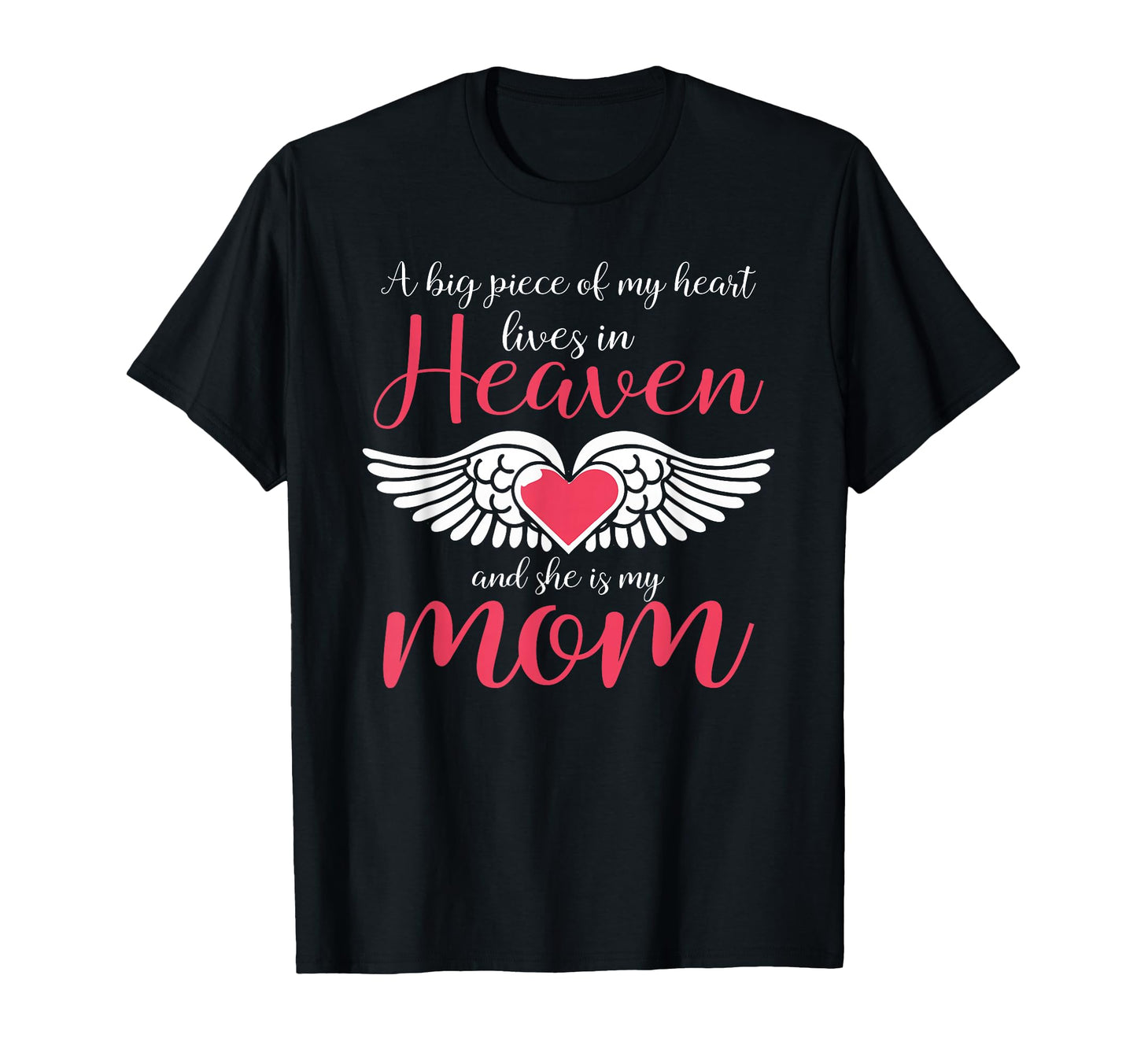 Big Piece My Heart Lives Heaven T-Shirt - Casual Everyday Wear Men Women - T-Shirt, Sweatshirt, Hoodie