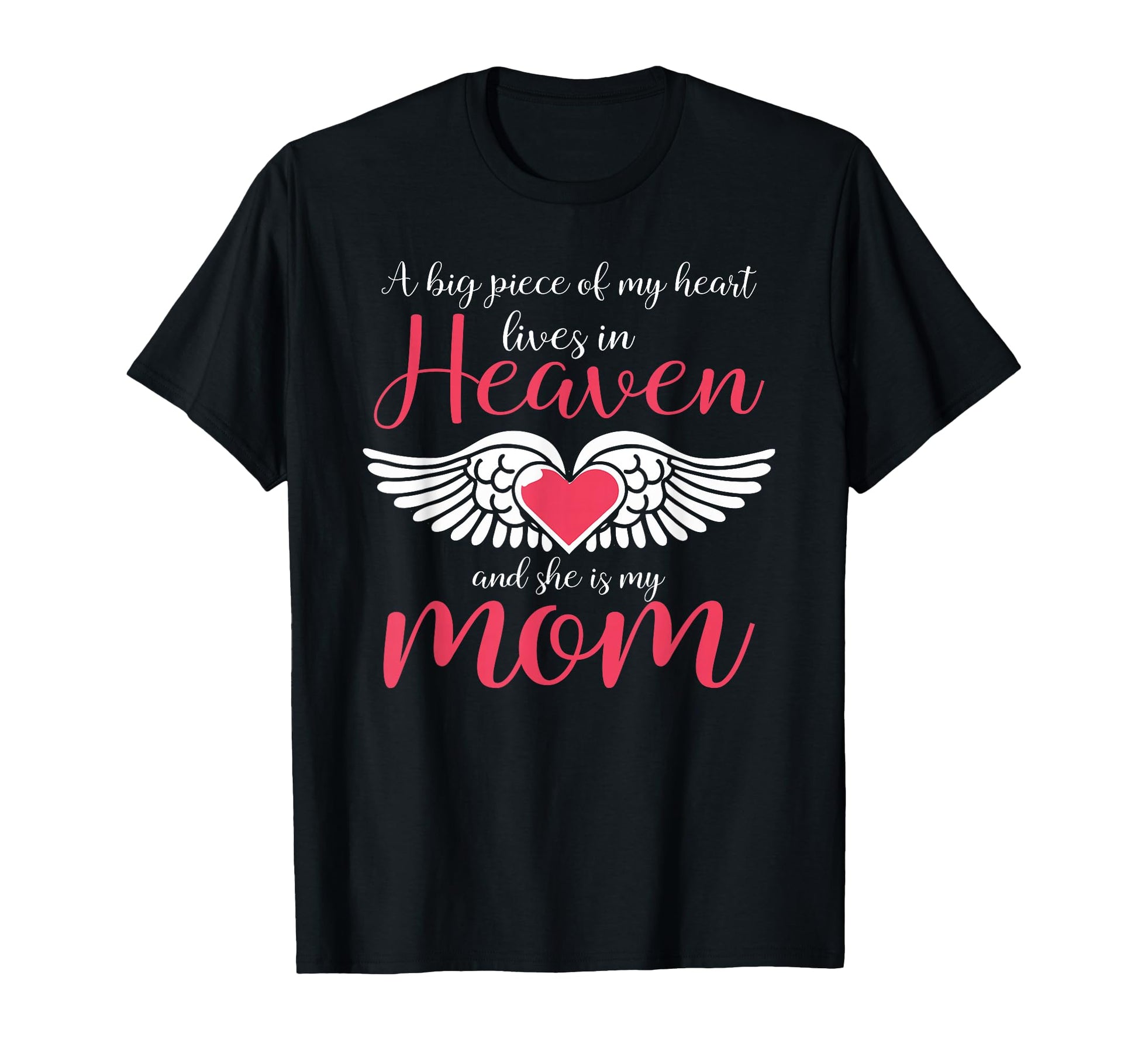Big Piece My Heart Lives Heaven T-Shirt - Casual Everyday Wear Men Women - T-Shirt, Sweatshirt, Hoodie
