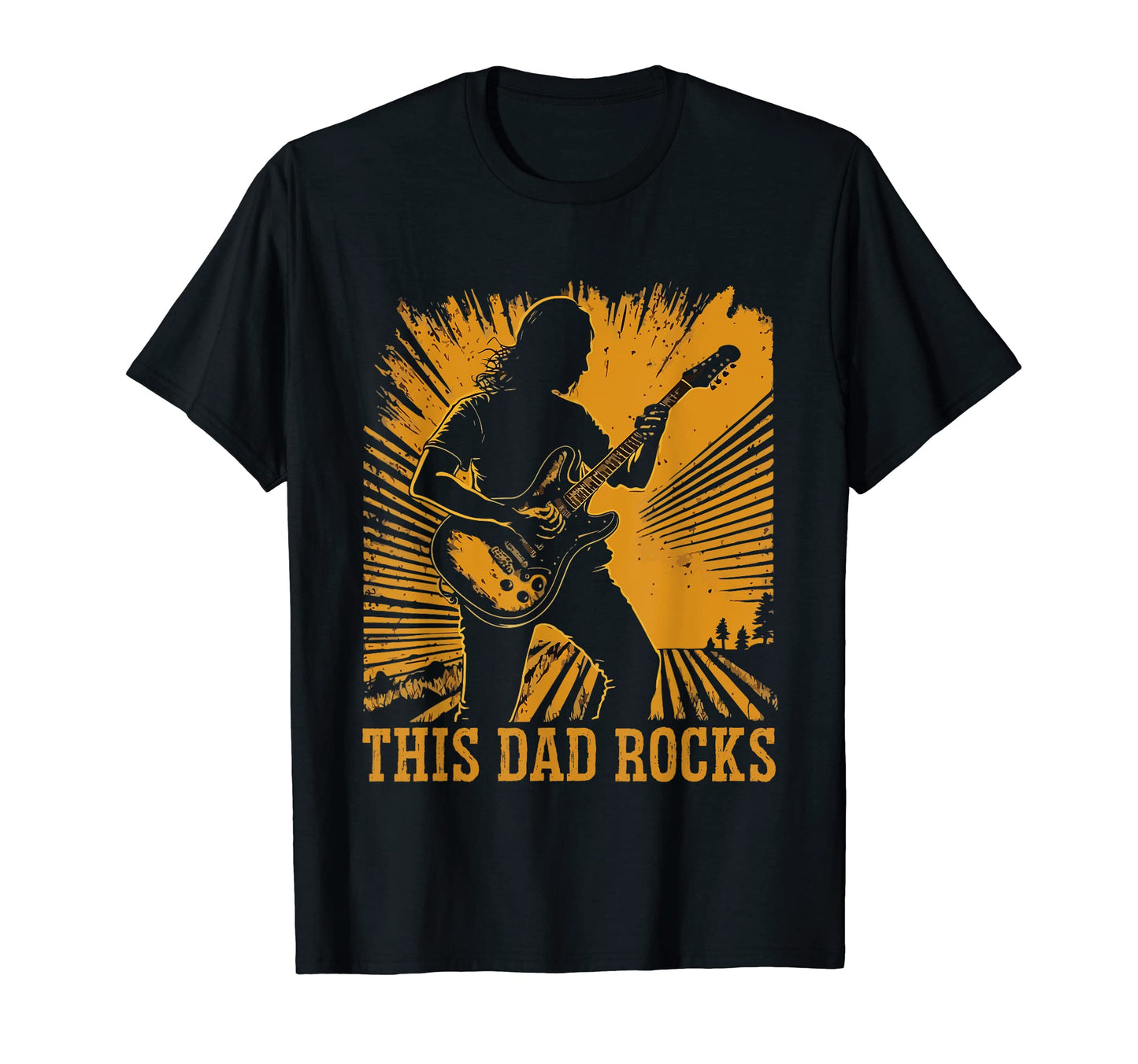 Electric Guitar Dad Musician Daddy T-Shirt - Novelty Apparel Unisex - T-Shirt, Sweatshirt, Hoodie