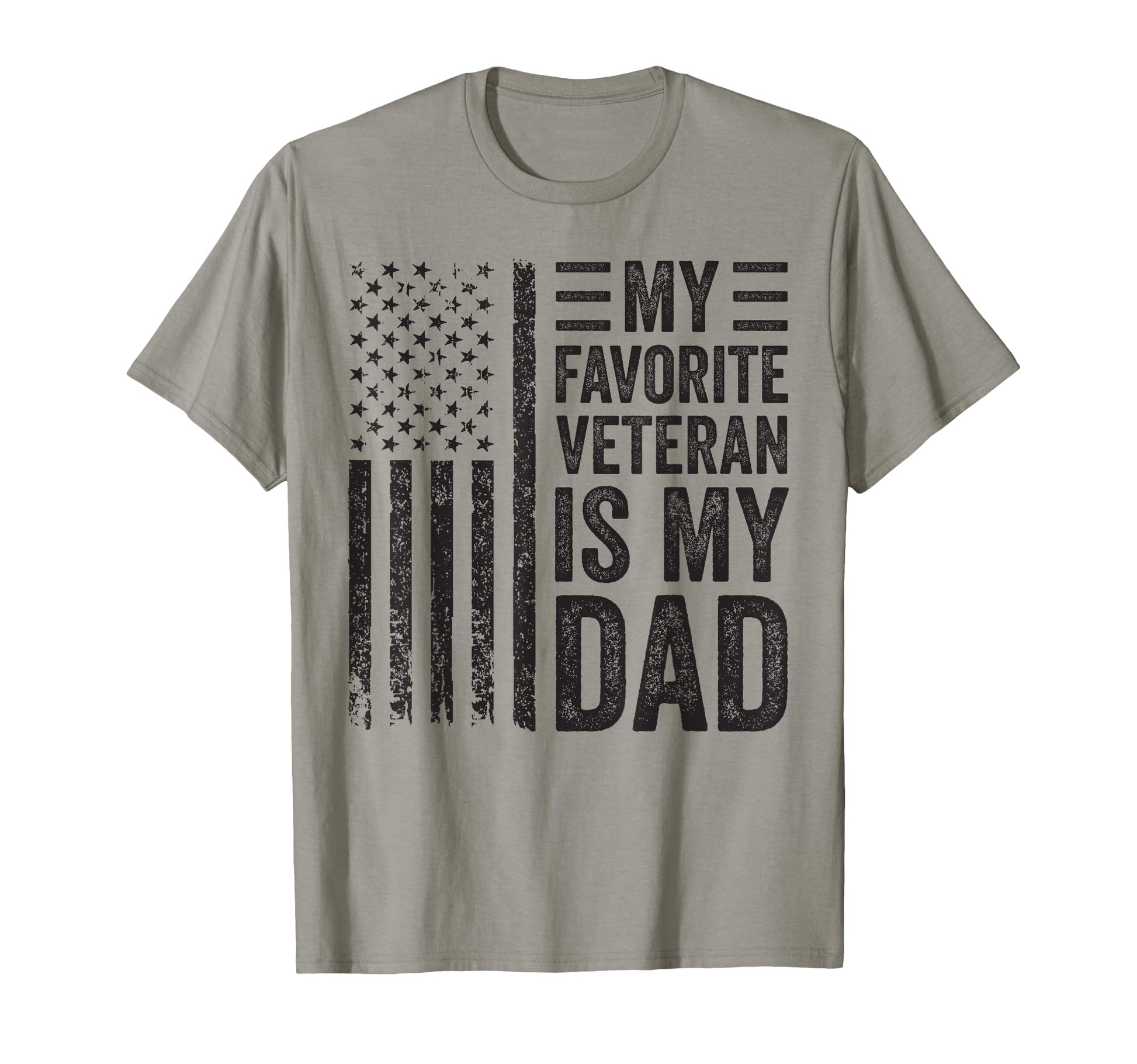 My Favorite Veteran Is My Dad T-Shirt - Minimalist Print Men Women - T-Shirt, Sweatshirt, Hoodie