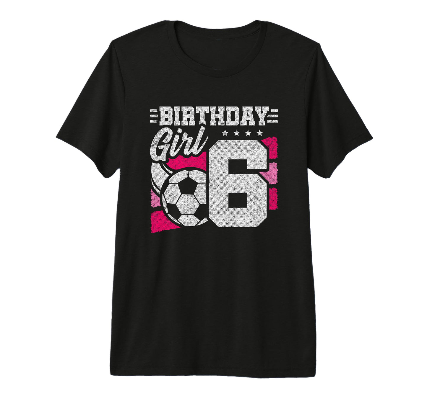 6 Year Old Soccer Birthday 6Th Birthday T-Shirt - Novelty Apparel Unisex - T-Shirt, Sweatshirt, Hoodie