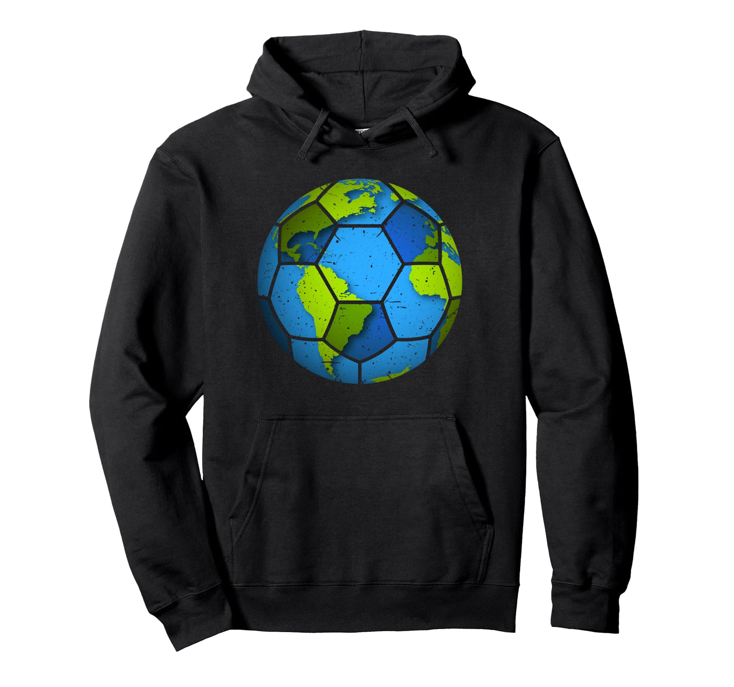 Earth Soccer Ball Earth Day Favors Funny Hoodie - Aesthetic Graphic Unisex - T-Shirt, Sweatshirt, Hoodie