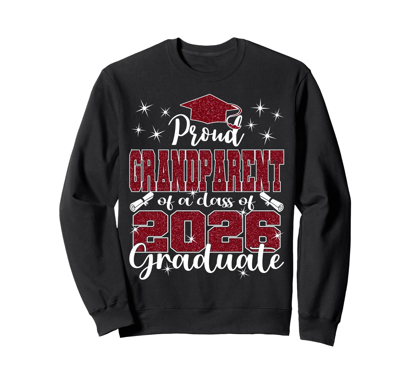 Super Proud Grandparent 2026 Sweatshirt - Novelty Apparel Men Women - T-Shirt, Sweatshirt, Hoodie
