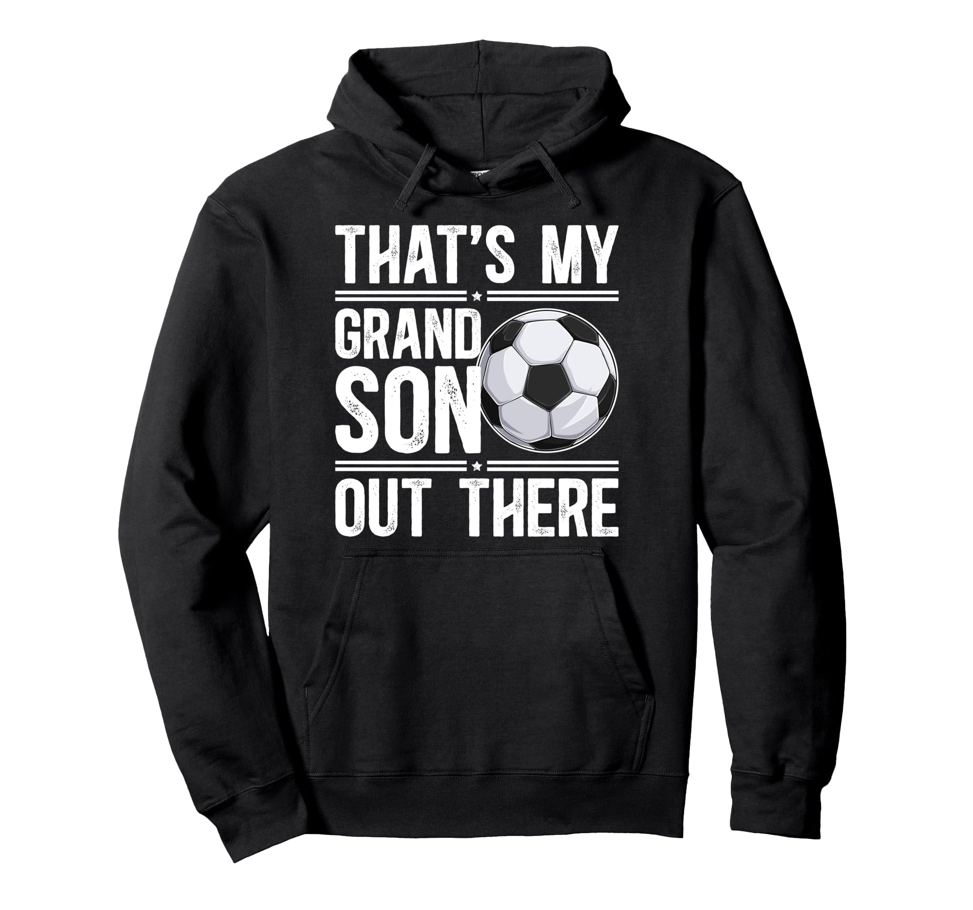 Thats My Grandson Soccer Grandpa Hoodie - Novelty Apparel for Adults - T-Shirt, Sweatshirt, Hoodie