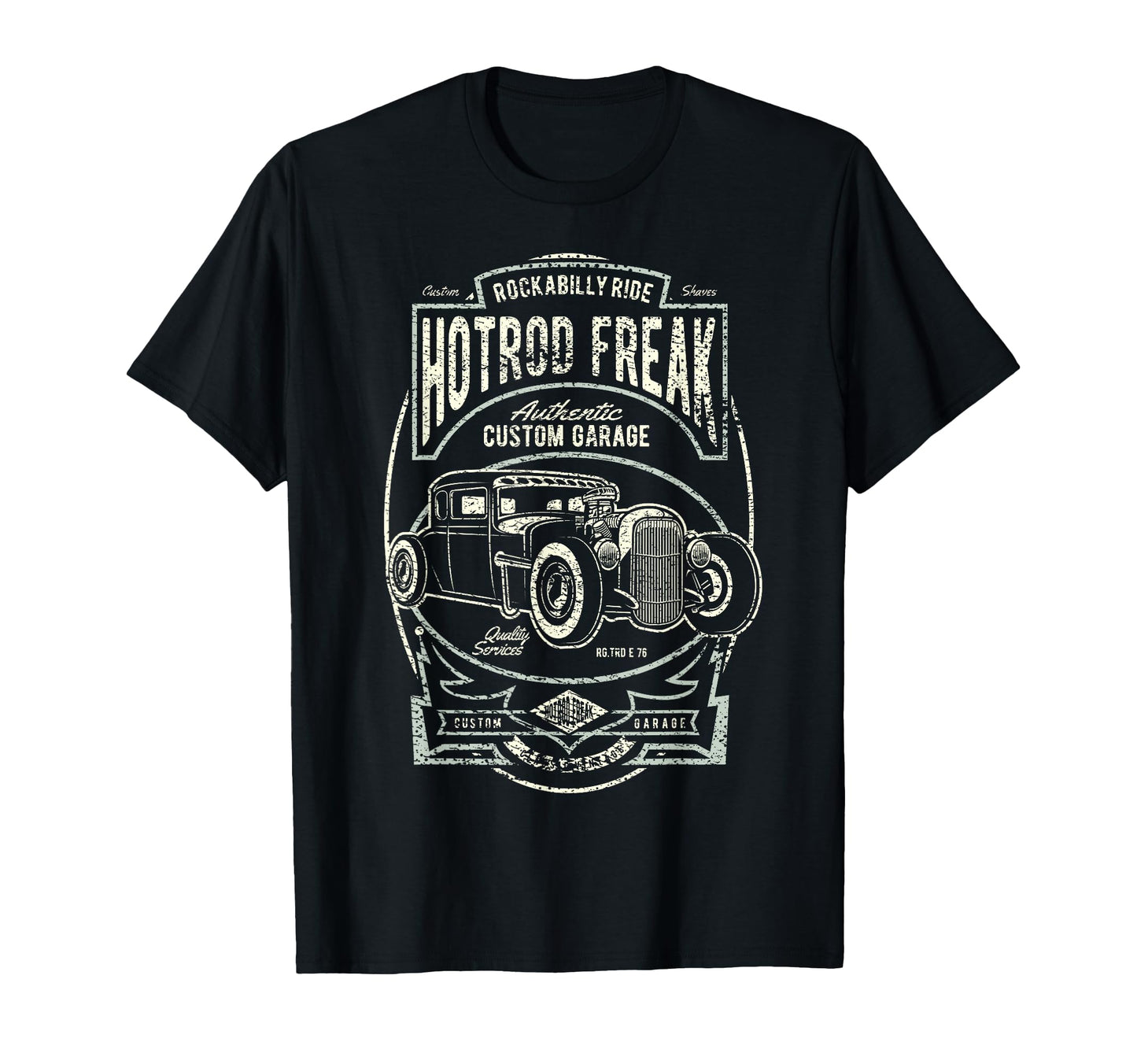 Custom Garage Car Hot Rod T-Shirt - Custom Art Print Unisex - T-Shirt, Sweatshirt, Hoodie