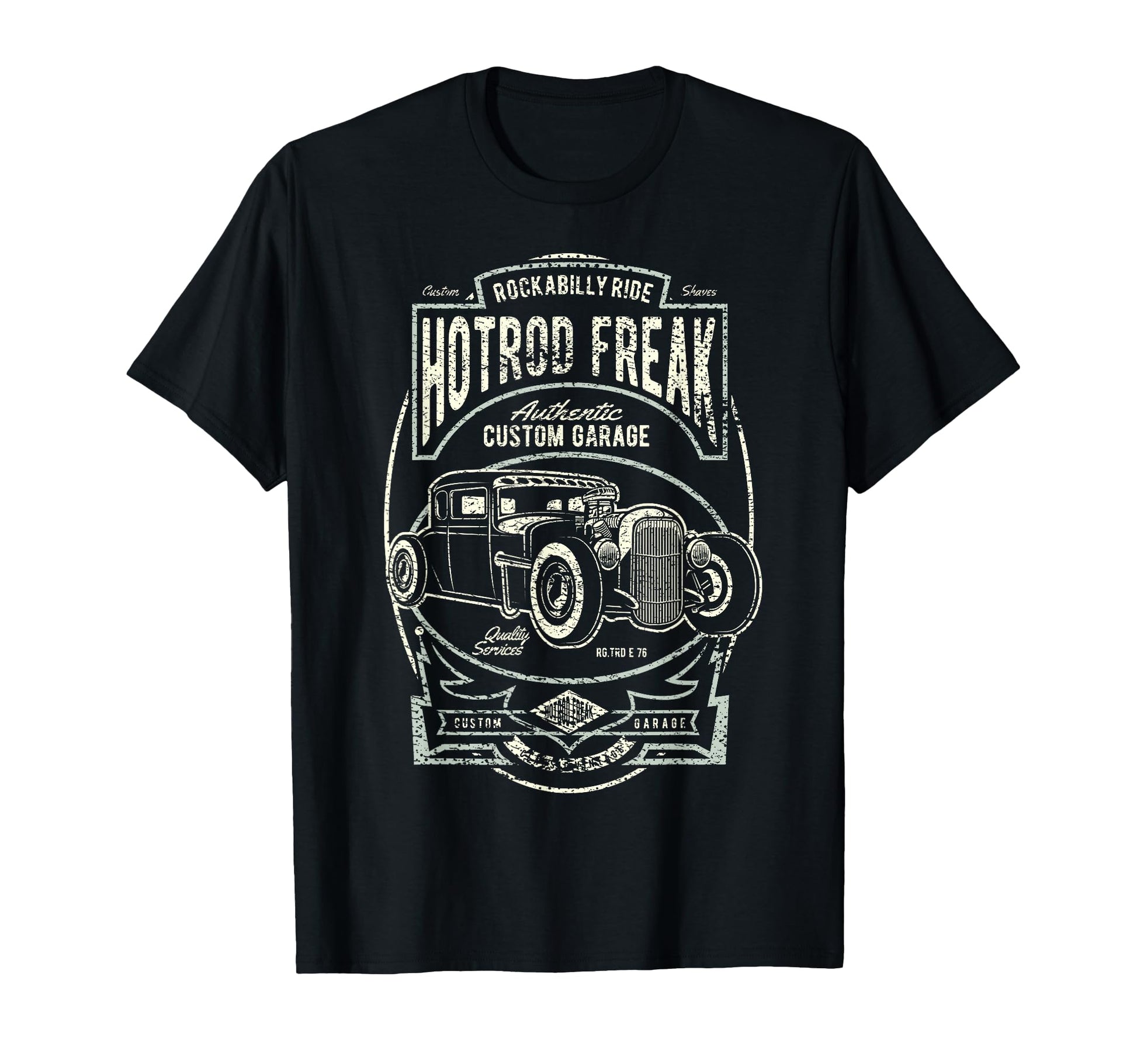 Custom Garage Car Hot Rod T-Shirt - Custom Art Print Unisex - T-Shirt, Sweatshirt, Hoodie