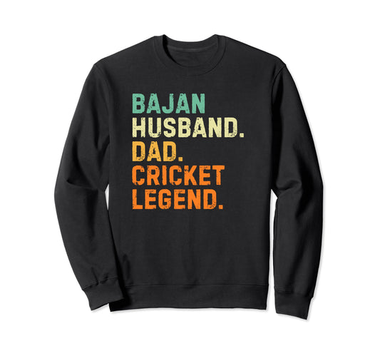 Bajan Husband Dad Cricket Legend Sweatshirt - Custom Art Print Unisex - T-Shirt, Sweatshirt, Hoodie