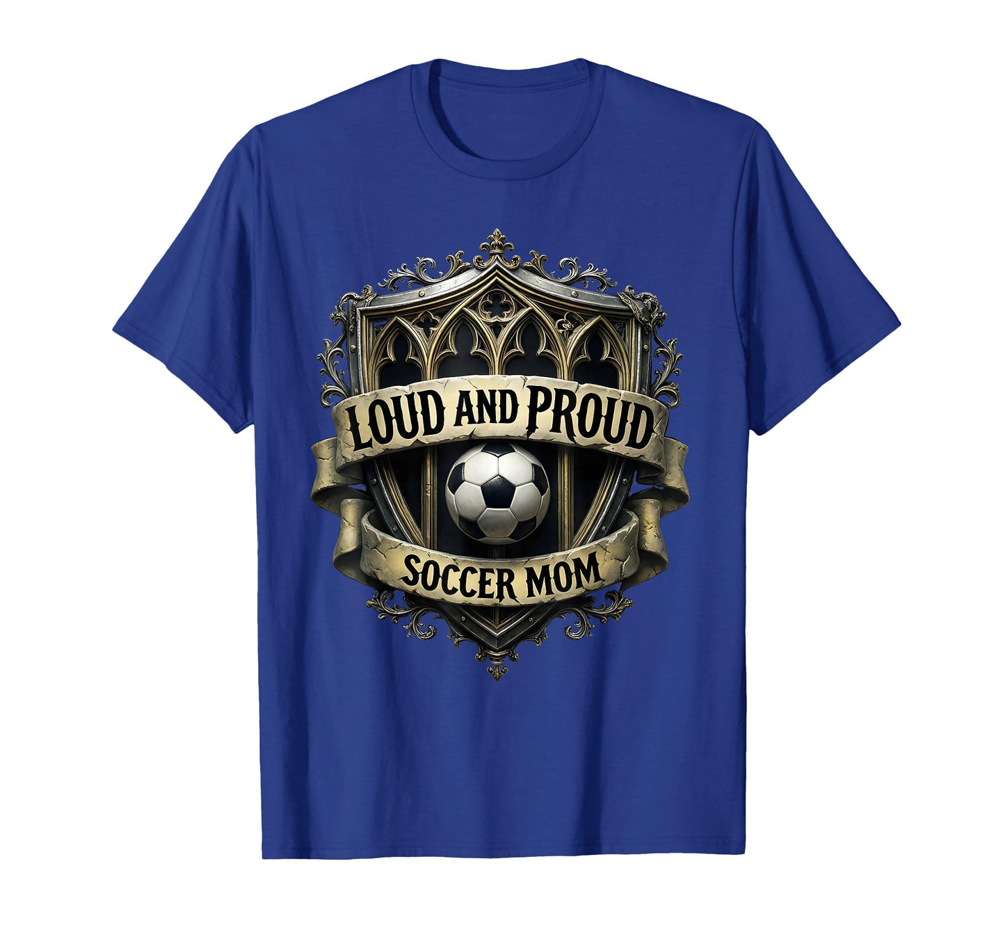 Loud And Proud Soccer Mom T-Shirt - Unique Graphic Unisex - T-Shirt, Sweatshirt, Hoodie