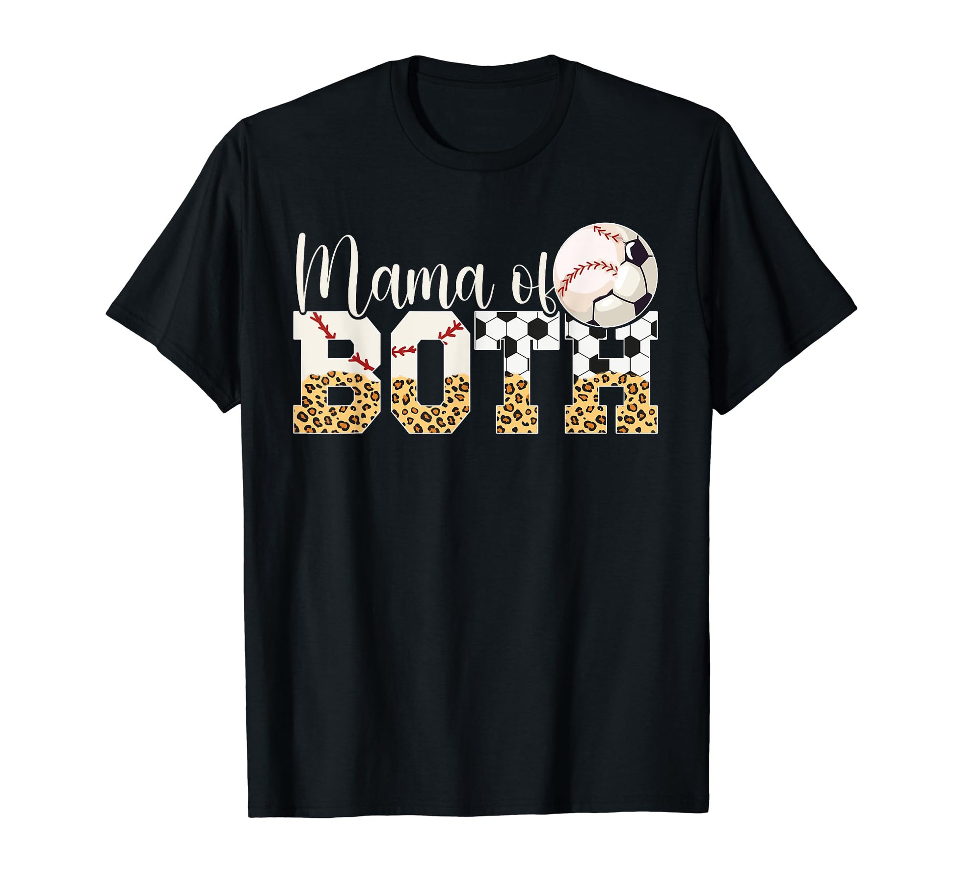 Mama Both Baseball Soccer Mom T-Shirt - Casual Everyday Wear Men Women - T-Shirt, Sweatshirt, Hoodie