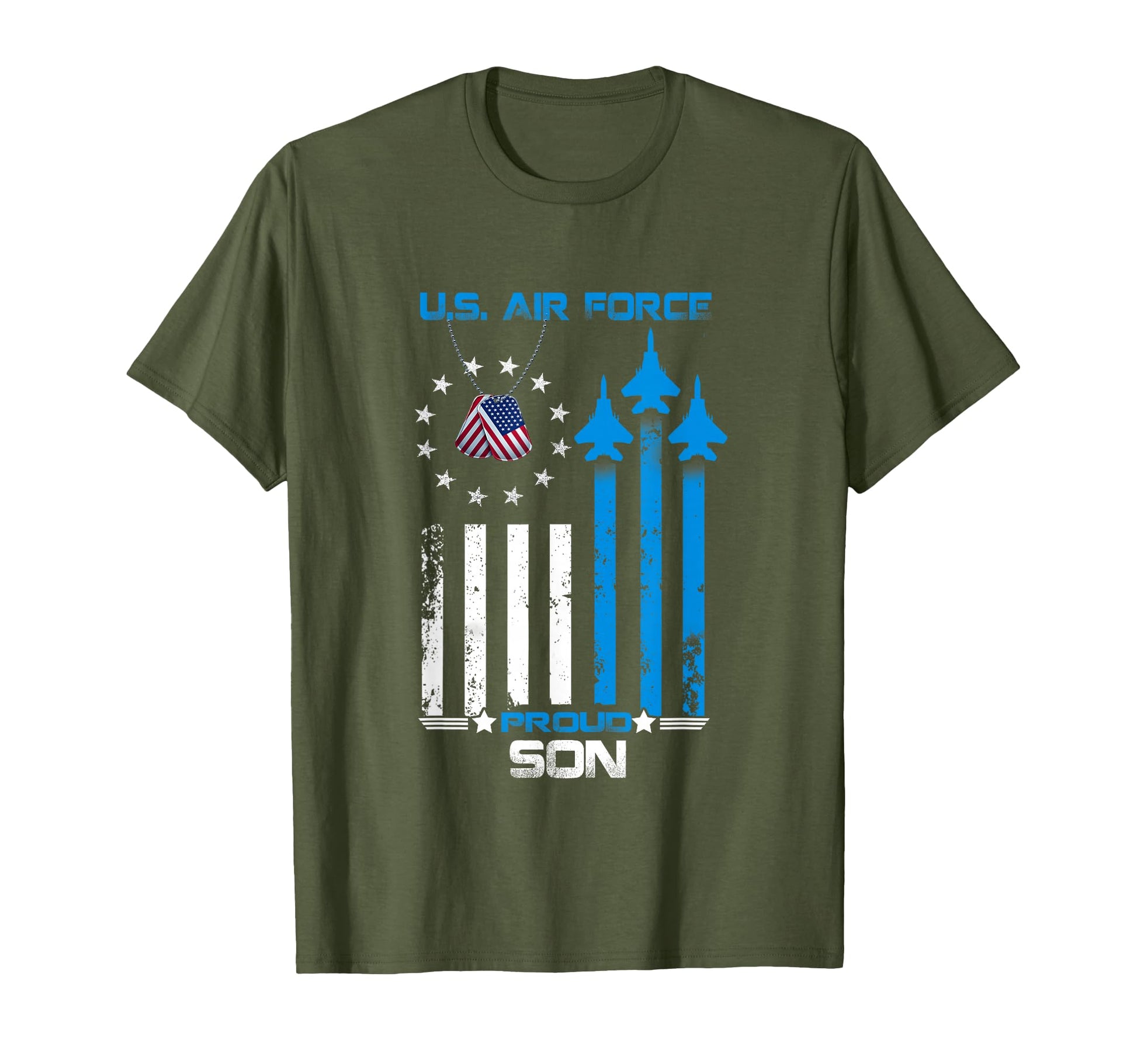 Veterans Day Gift Usaf Veterans Son Proud T-Shirt - Graphic Print Unisex - T-Shirt, Sweatshirt, Hoodie
